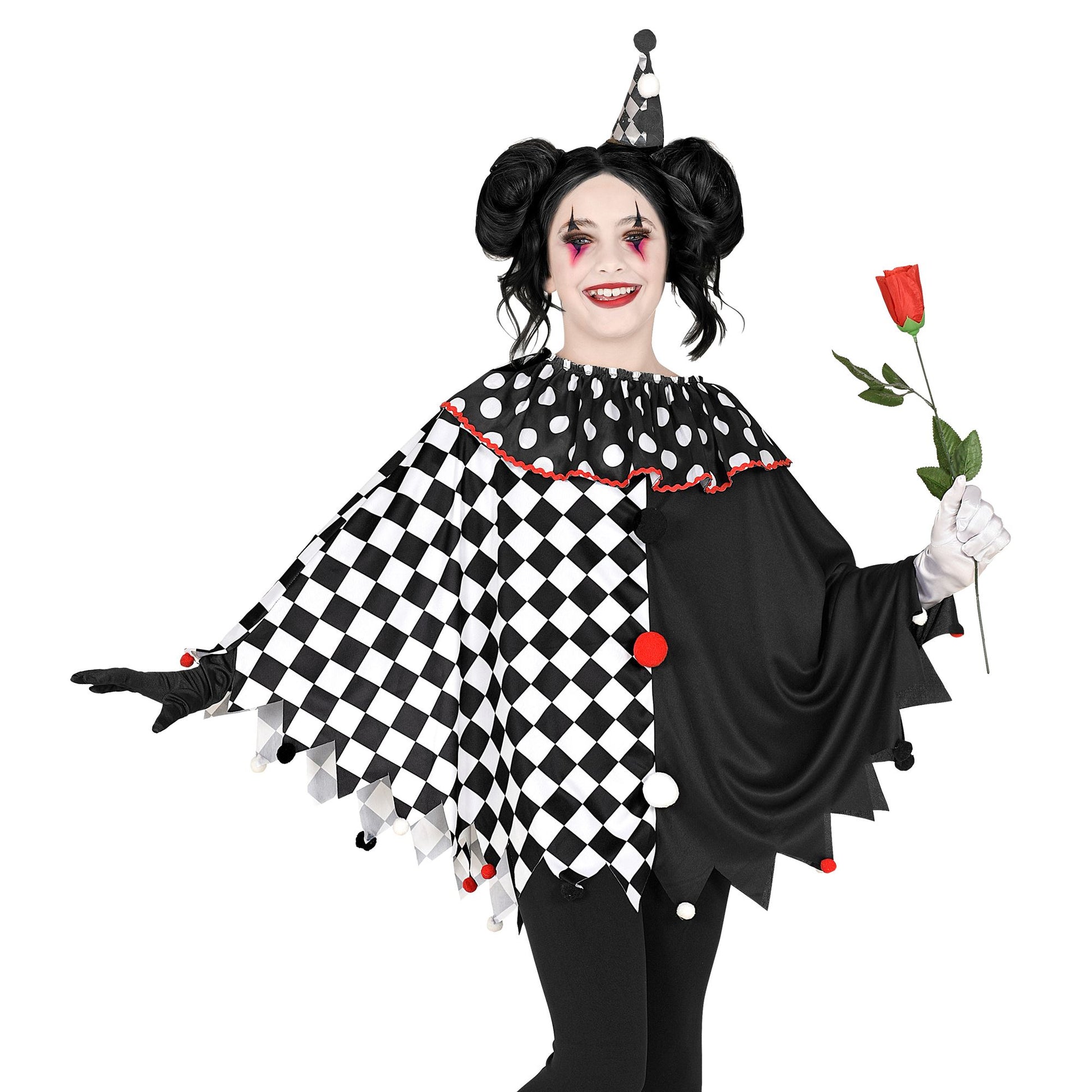 "HARLEKIN" (Poncho) – Vorderansicht