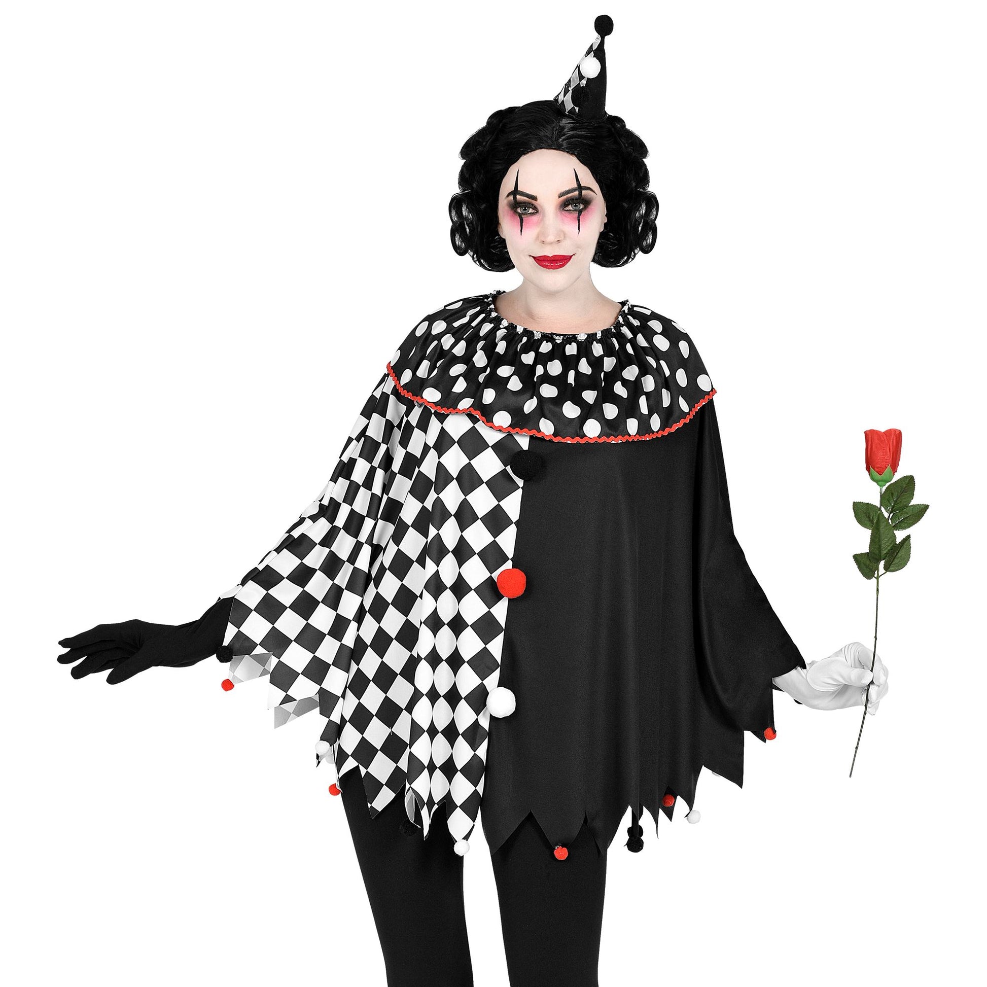 "HARLEKIN" (Poncho) – Vorderansicht