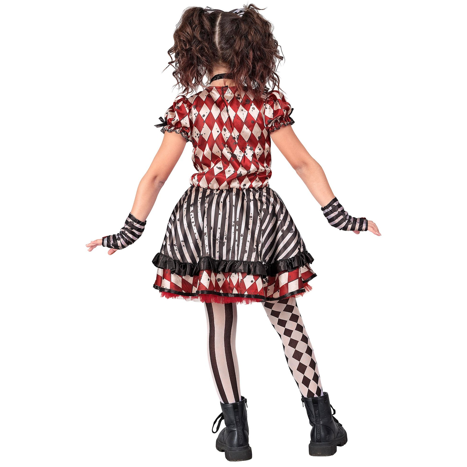 "HARLEKIN PUPPE" (Kleid, Haarreif mit Schleife, Halsband, Handschuhe) – Ansicht 4