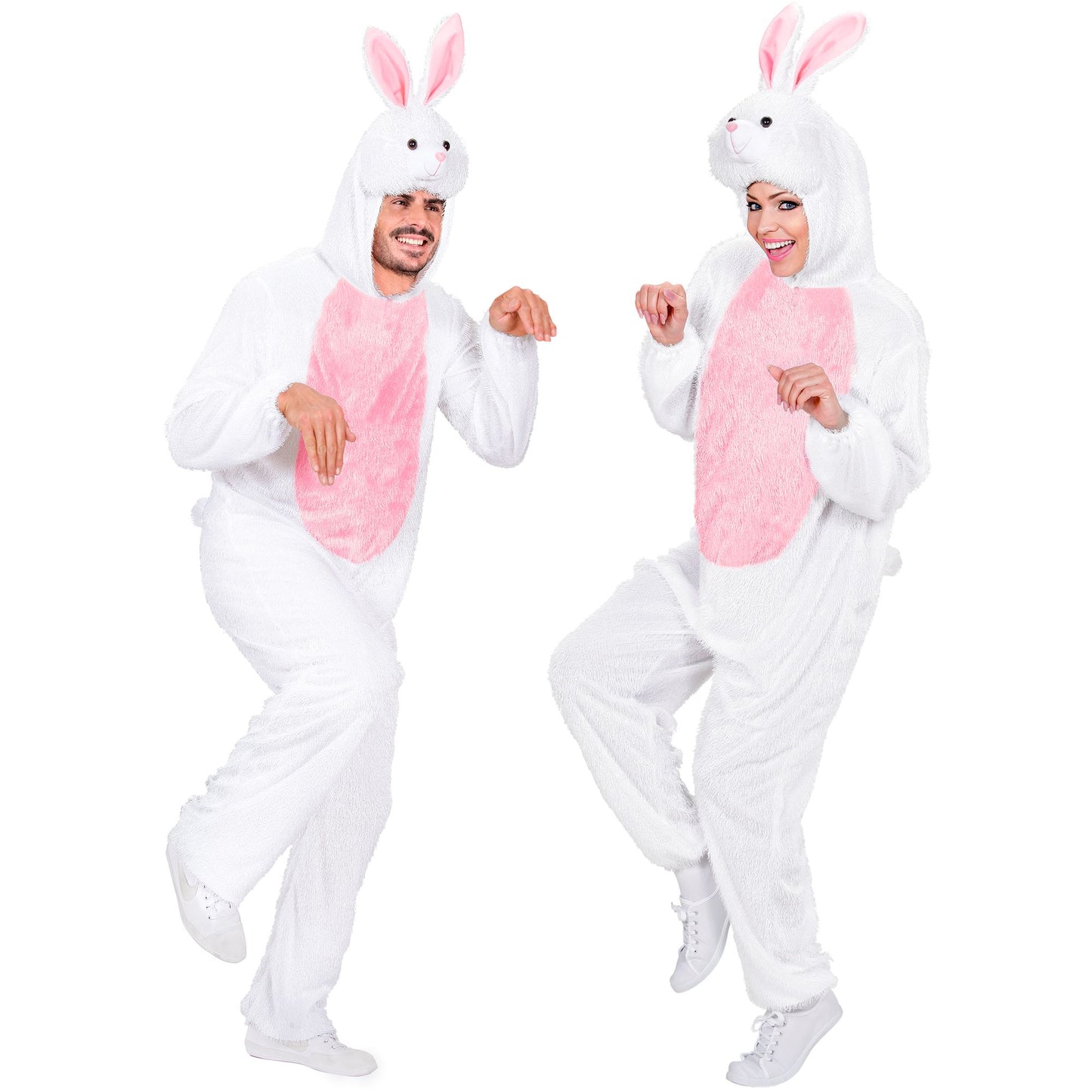 "HASE FUNNY" (Overall mit Kapuze) – Vorderansicht