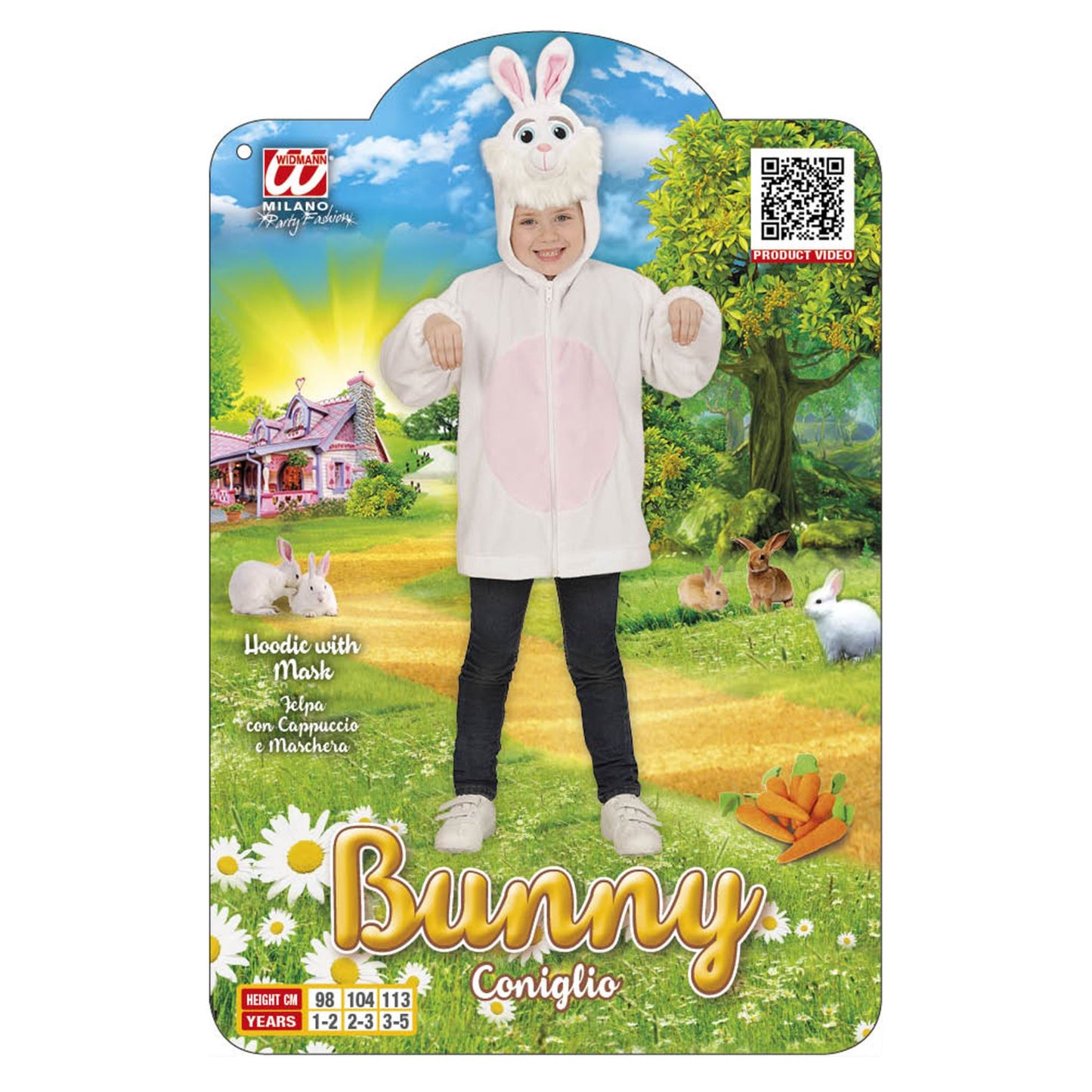 "HASE SOFT PLÜSCHKOSTÜM" (Jacke mit Kapuze) – Ansicht 3