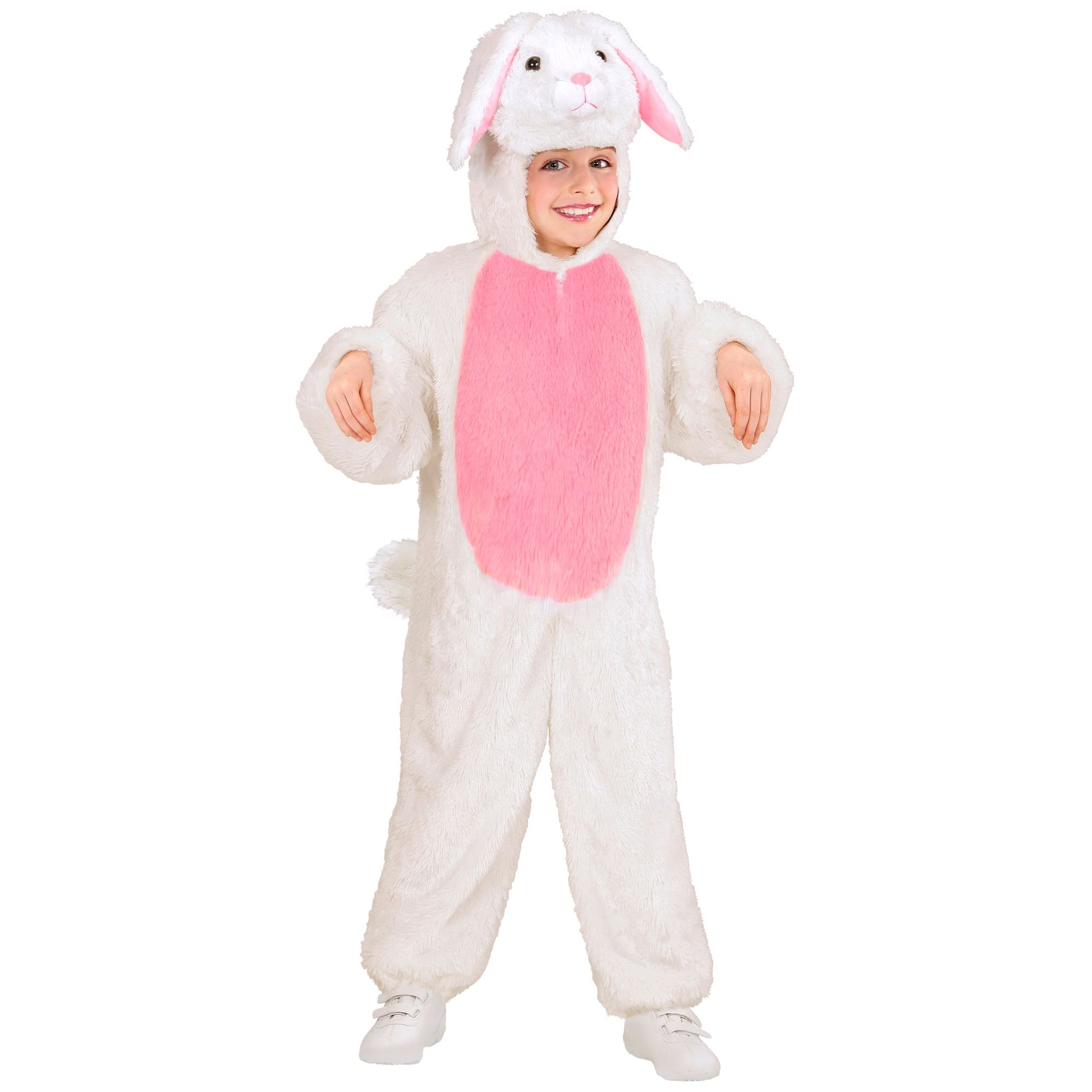 "HASE SOFT PLÜSCHKOSTÜM" (Overall mit Kapuze) – Detailansicht
