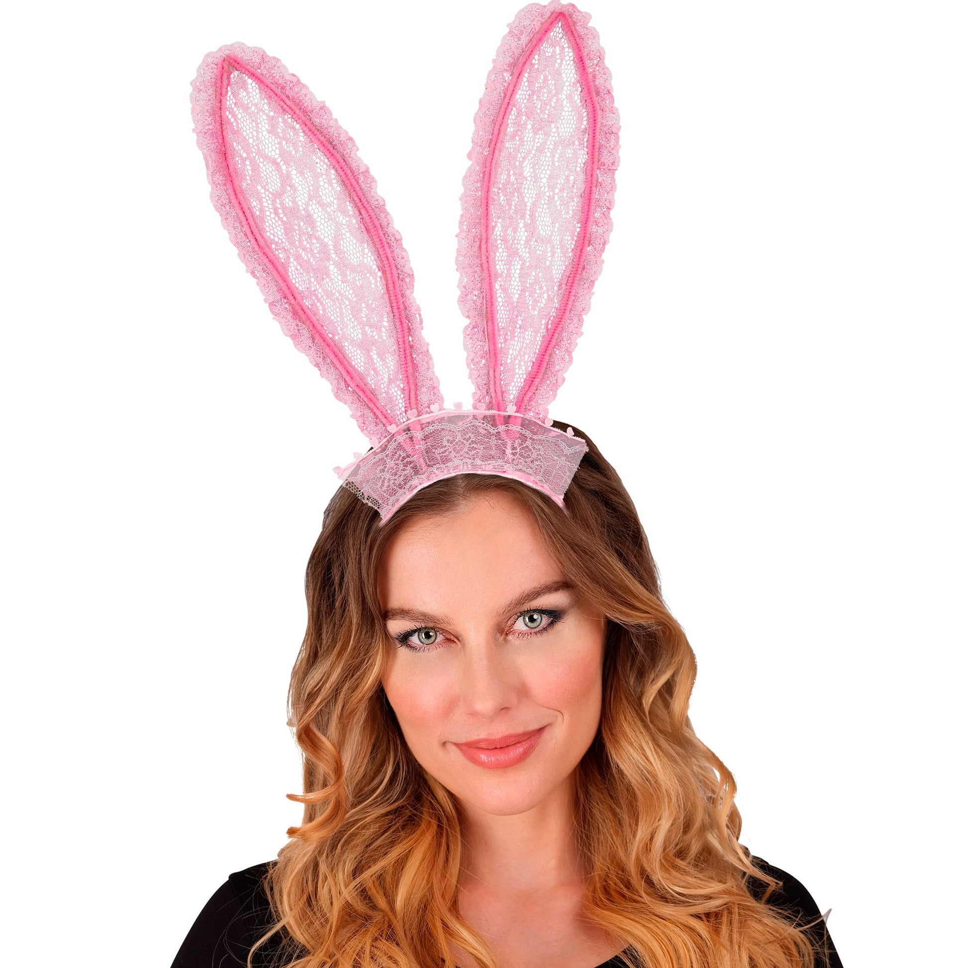"HASENOHREN MIT ROSA SPITZE" modellierbar – Detailansicht