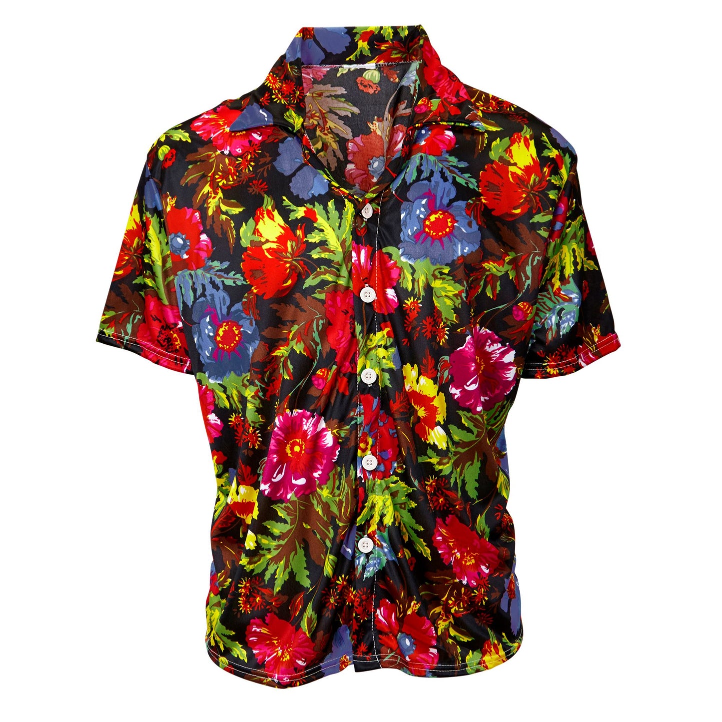 "HAWAII HEMD" schwarz – Detailansicht