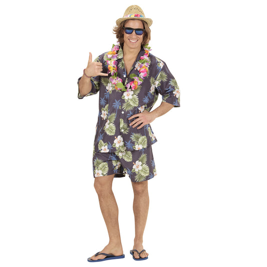 "HAWAIIANER" (Hemd, Shorts) – Vorderansicht