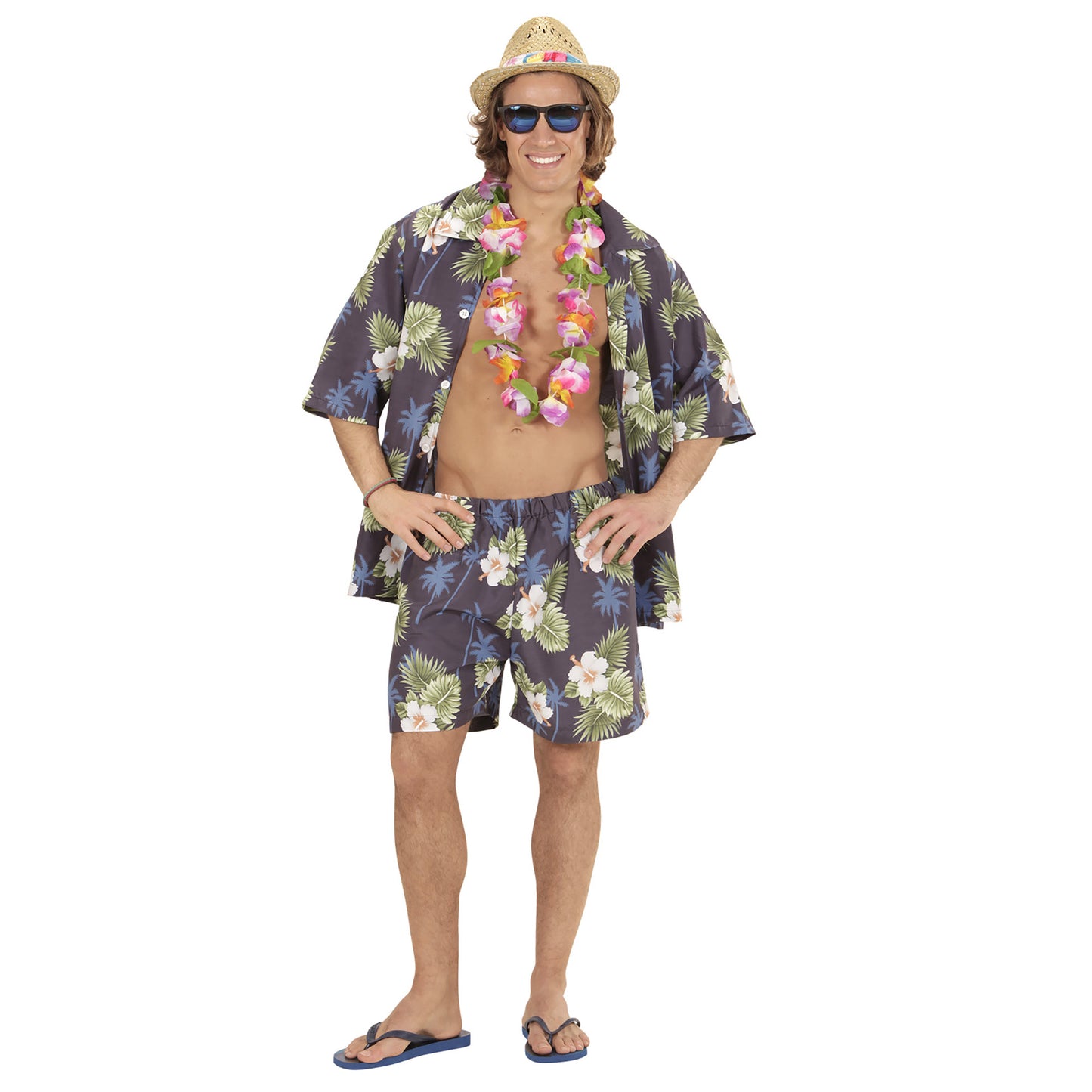 "HAWAIIANER" (Hemd, Shorts) – Detailansicht
