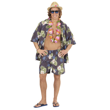 "HAWAIIANER" (Hemd, Shorts) – Detailansicht