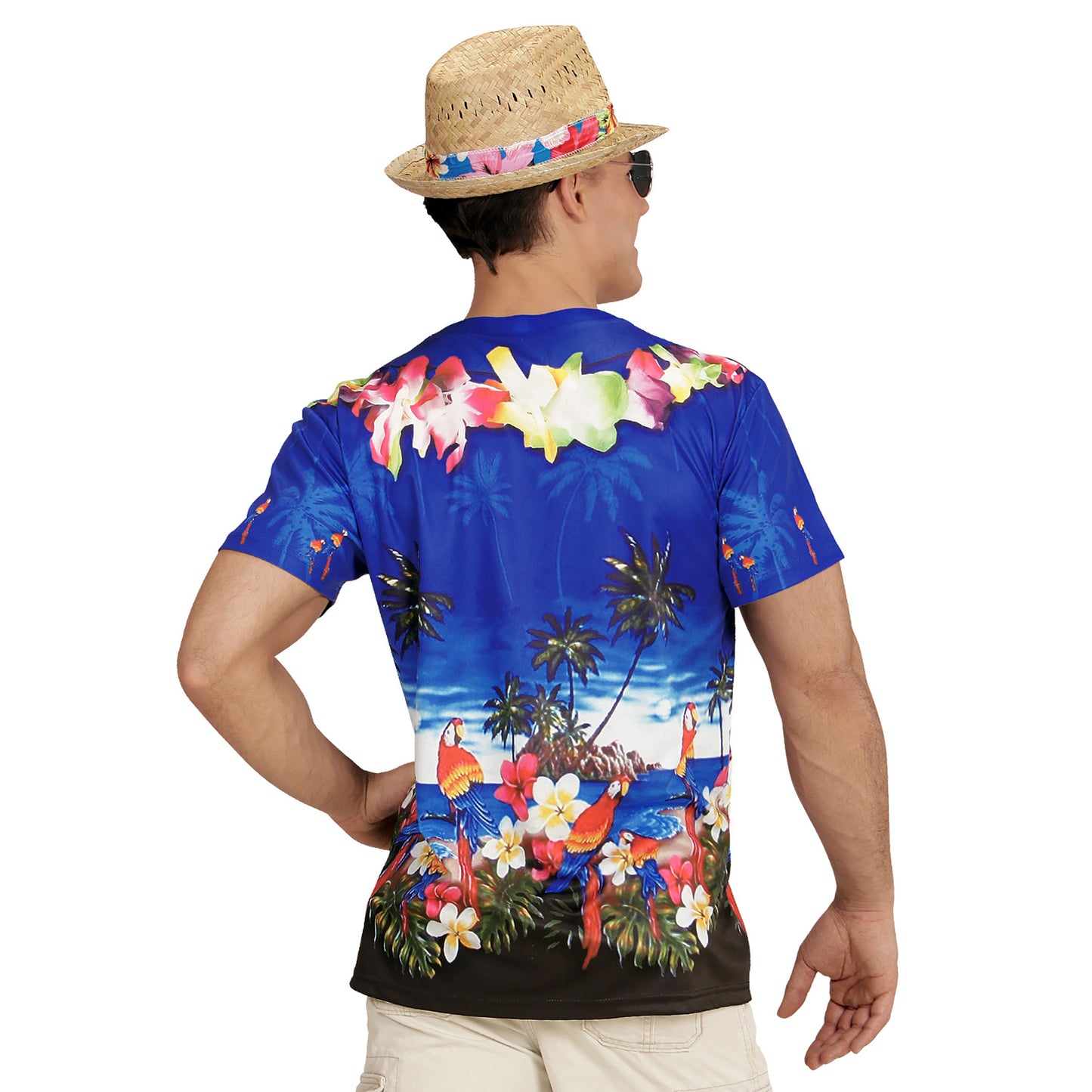 "HAWAIIANER" (in Fotosublimation bedrucktes T-Shirt) – Ansicht 3