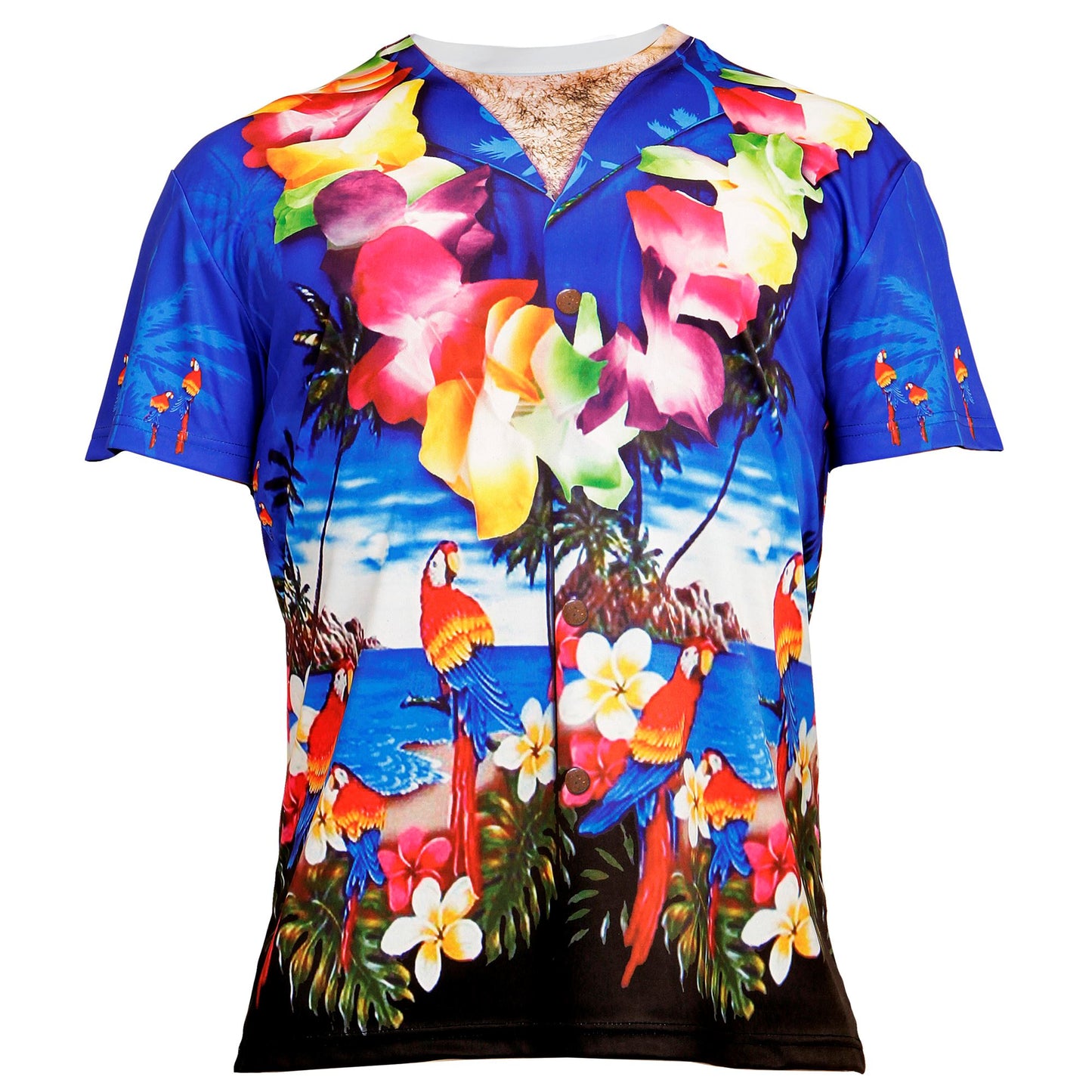 "HAWAIIANER" (in Fotosublimation bedrucktes T-Shirt) – Ansicht 4