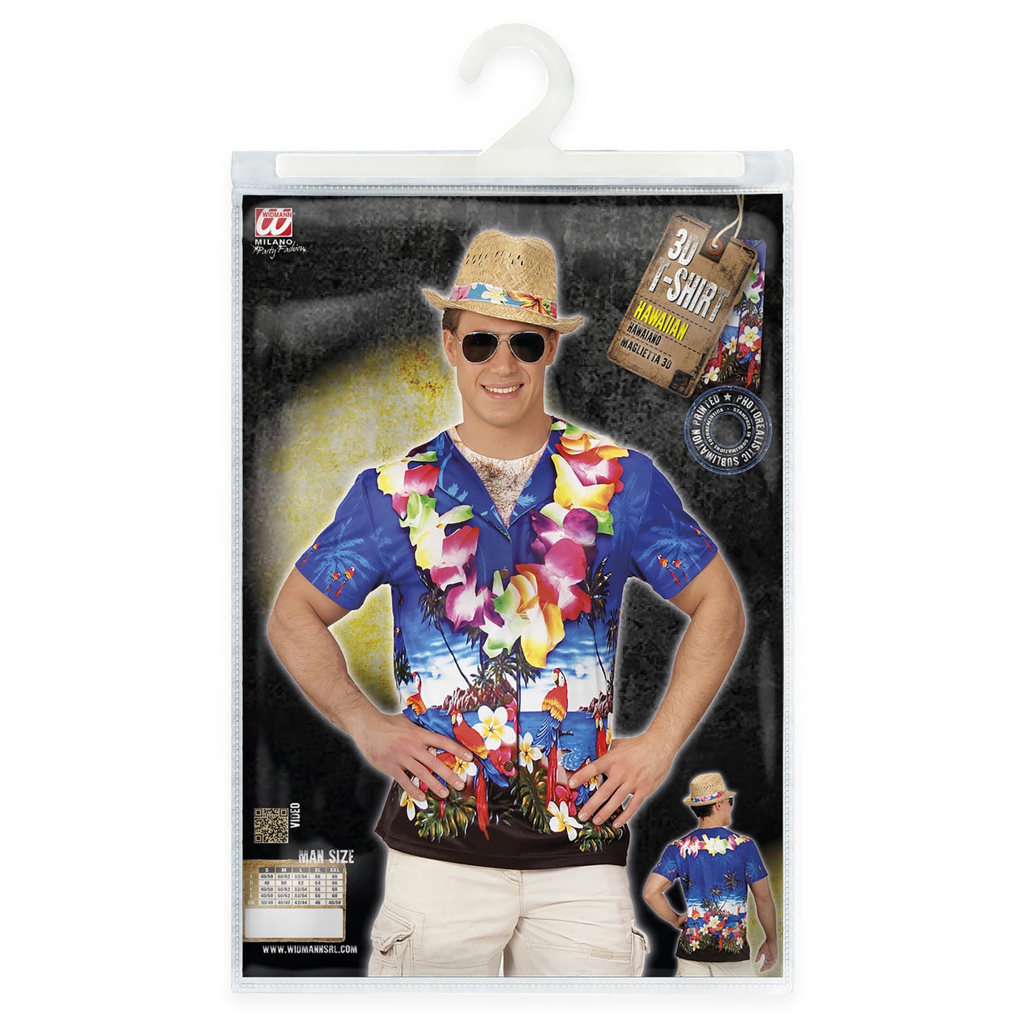 "HAWAIIANER" (in Fotosublimation bedrucktes T-Shirt) – Ansicht 5