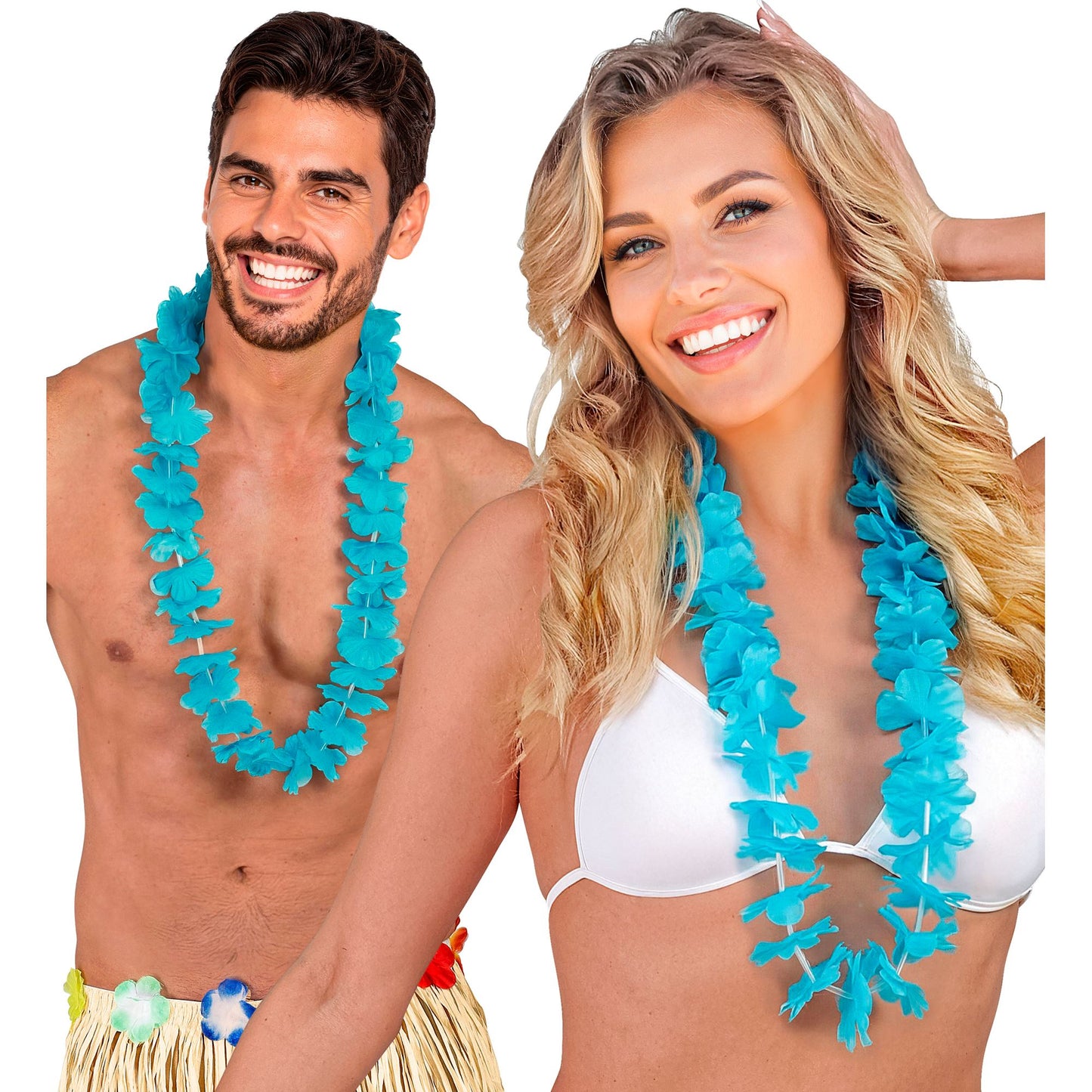 "HAWAIIKETTE HELLBLAU" – Ansicht 3