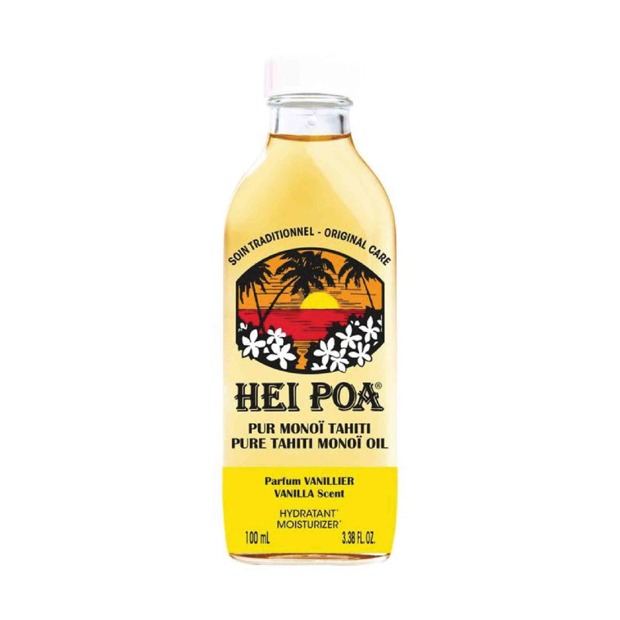 Hei Poa Pure Tahiti Monoi Körperöl Vanille für Körper und Haar 100 ml