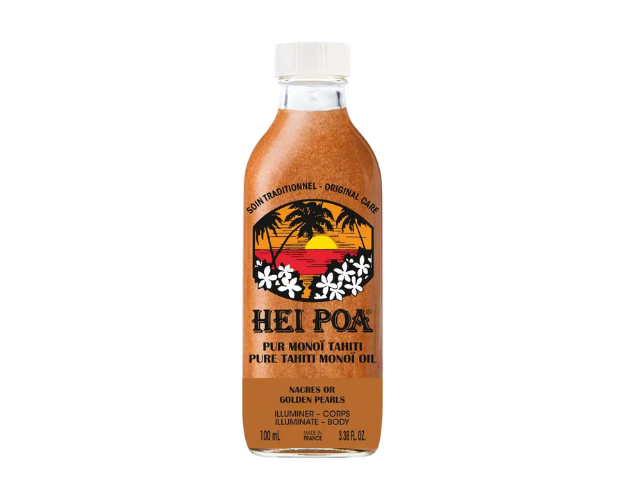 Hei Poa Hei Poa, Pure Thaiti Manoi, Nacres Or, Erleuchtend, Kokosnuss, Körperöl, 100 ml Regular