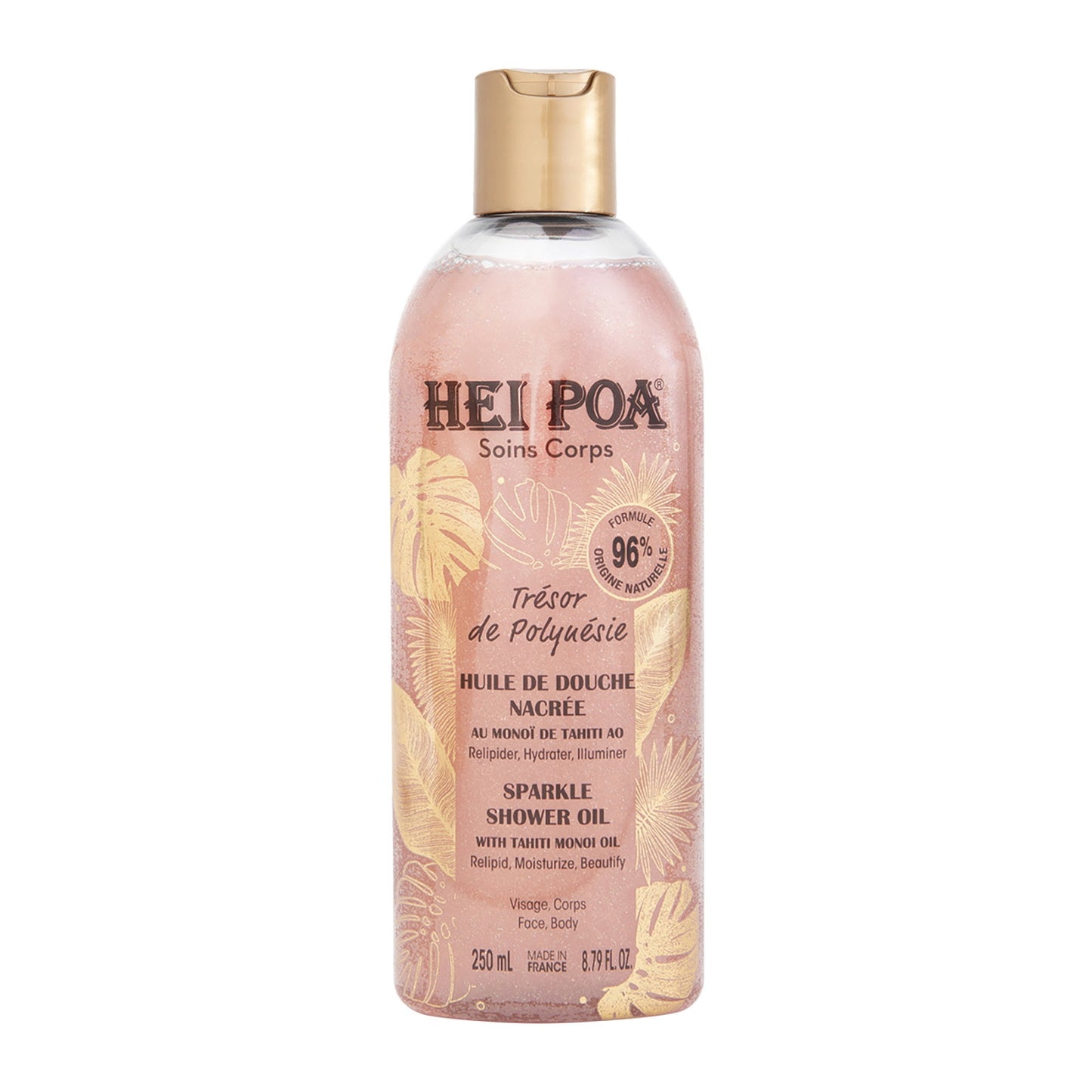 Hei Poa Hei Poa, Tresor De Polynesie, Sprudelnd, Duschöl, Für alle Hauttypen, 250 ml Regular