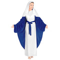 "HEILIGE MARIA" (Tunika mit Umhang, Gürtel, Kopfbedeckung) – Vorderansicht