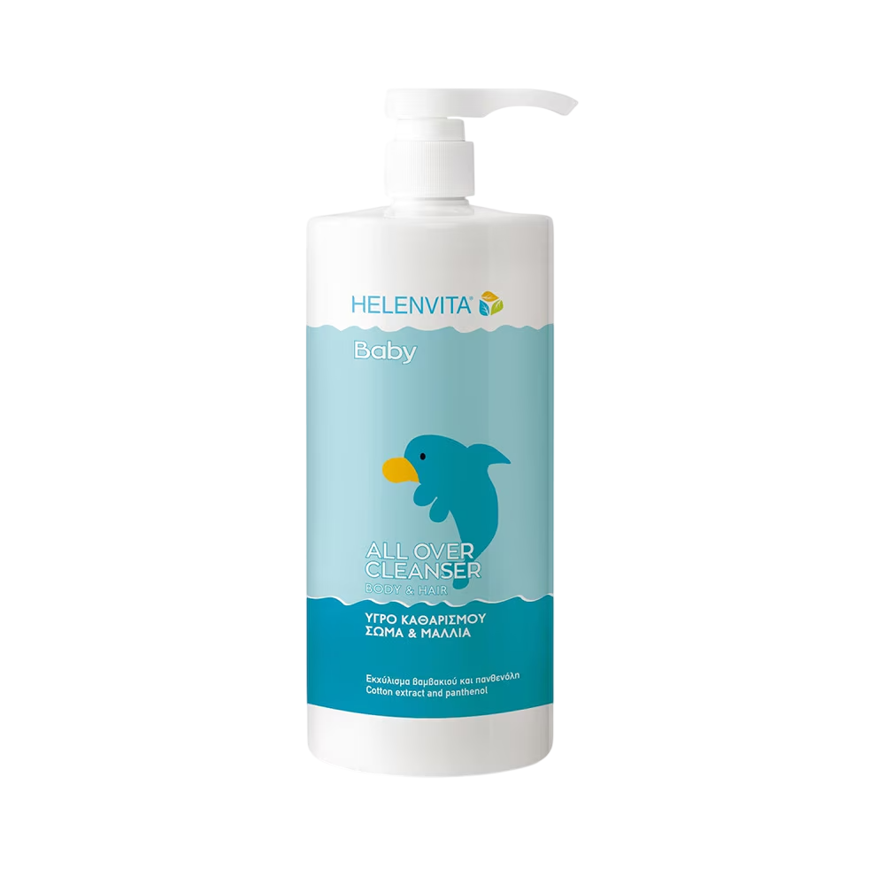 Helenvita, Baby, Cotton Extract, Cleansing & Hydrating, Shower Gel, All Skin Types, 1000 ml