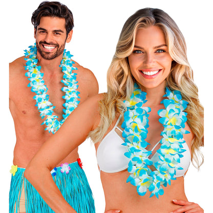 "HELLBLAUE HAWAIIKETTE" – Ansicht 3