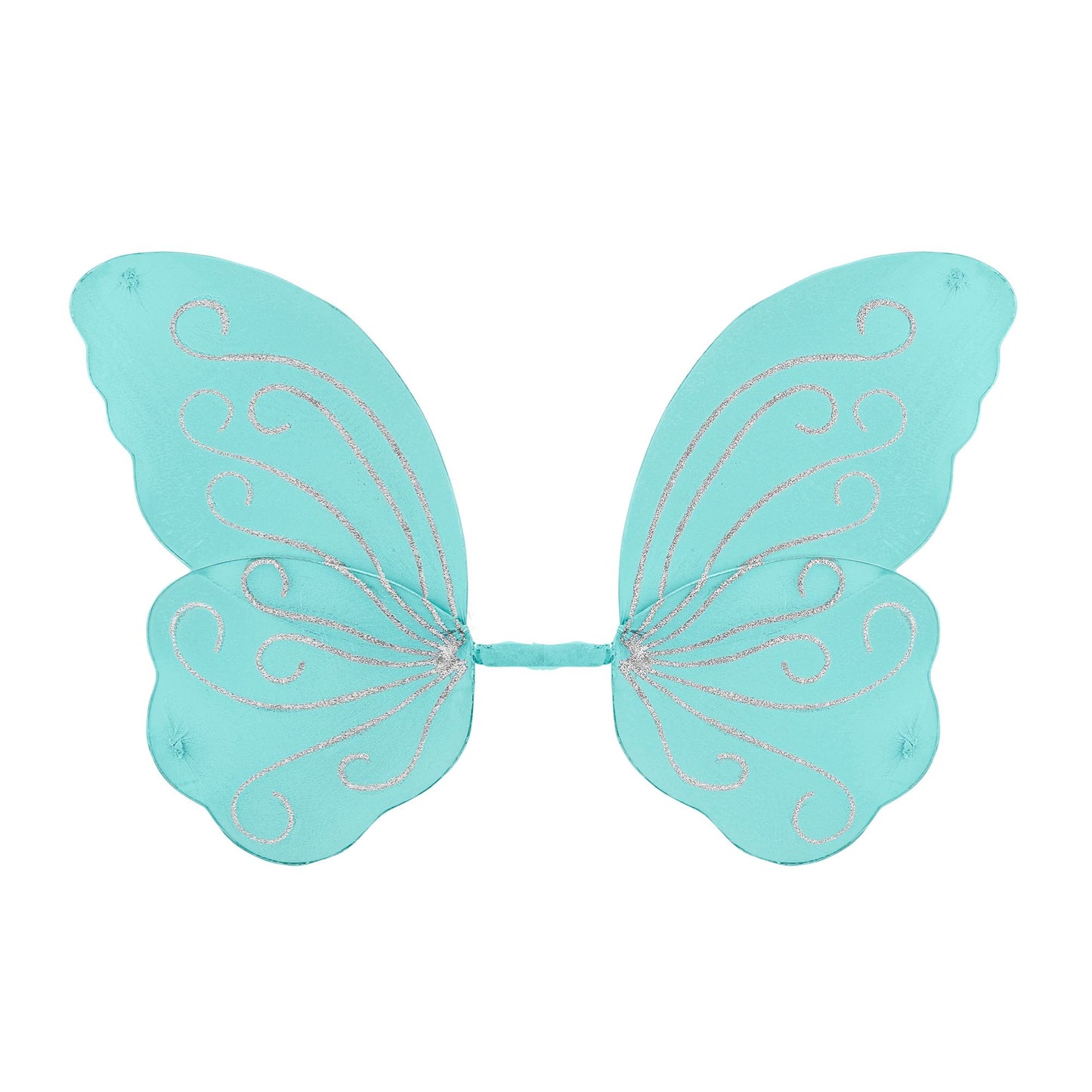"HELLBLAUE SCHMETTERLING FLÜGEL" 85x50 cm – Vorderansicht