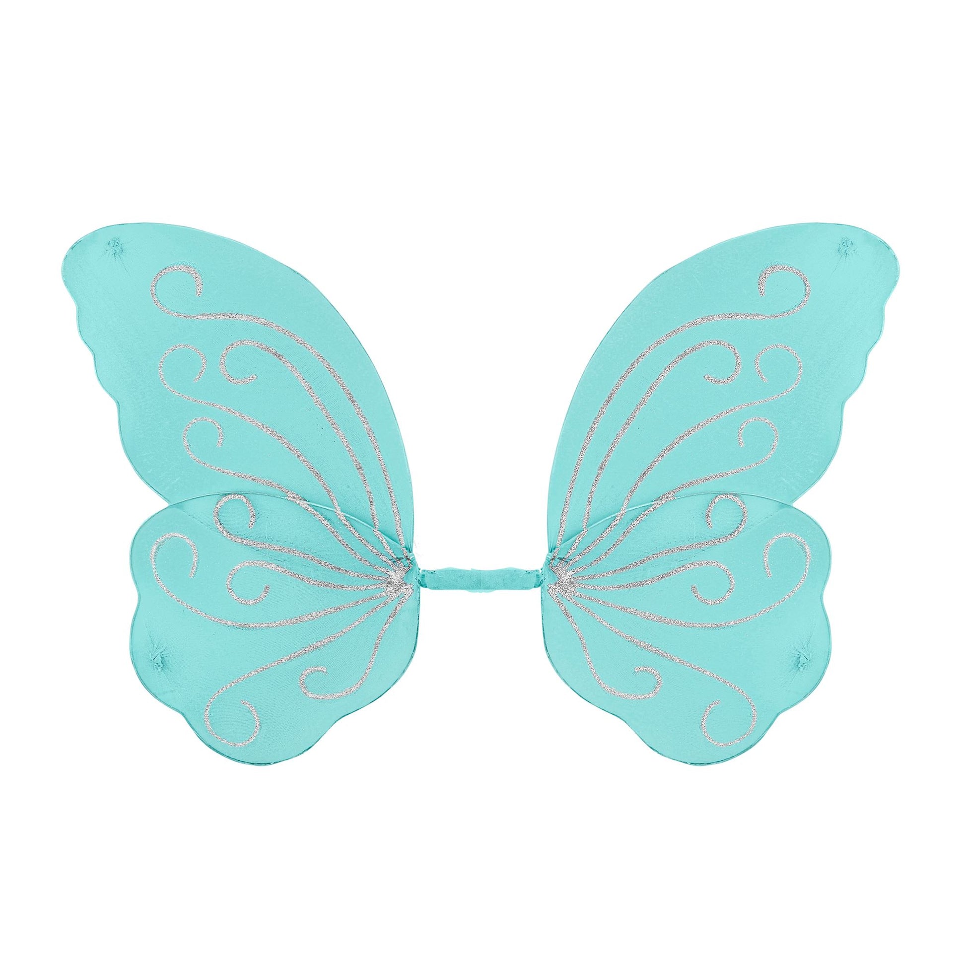 "HELLBLAUE SCHMETTERLING FLÜGEL" 85x50 cm – Vorderansicht
