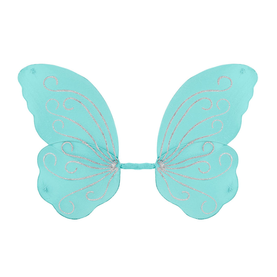 "HELLBLAUE SCHMETTERLING FLÜGEL" 85x50 cm – Vorderansicht
