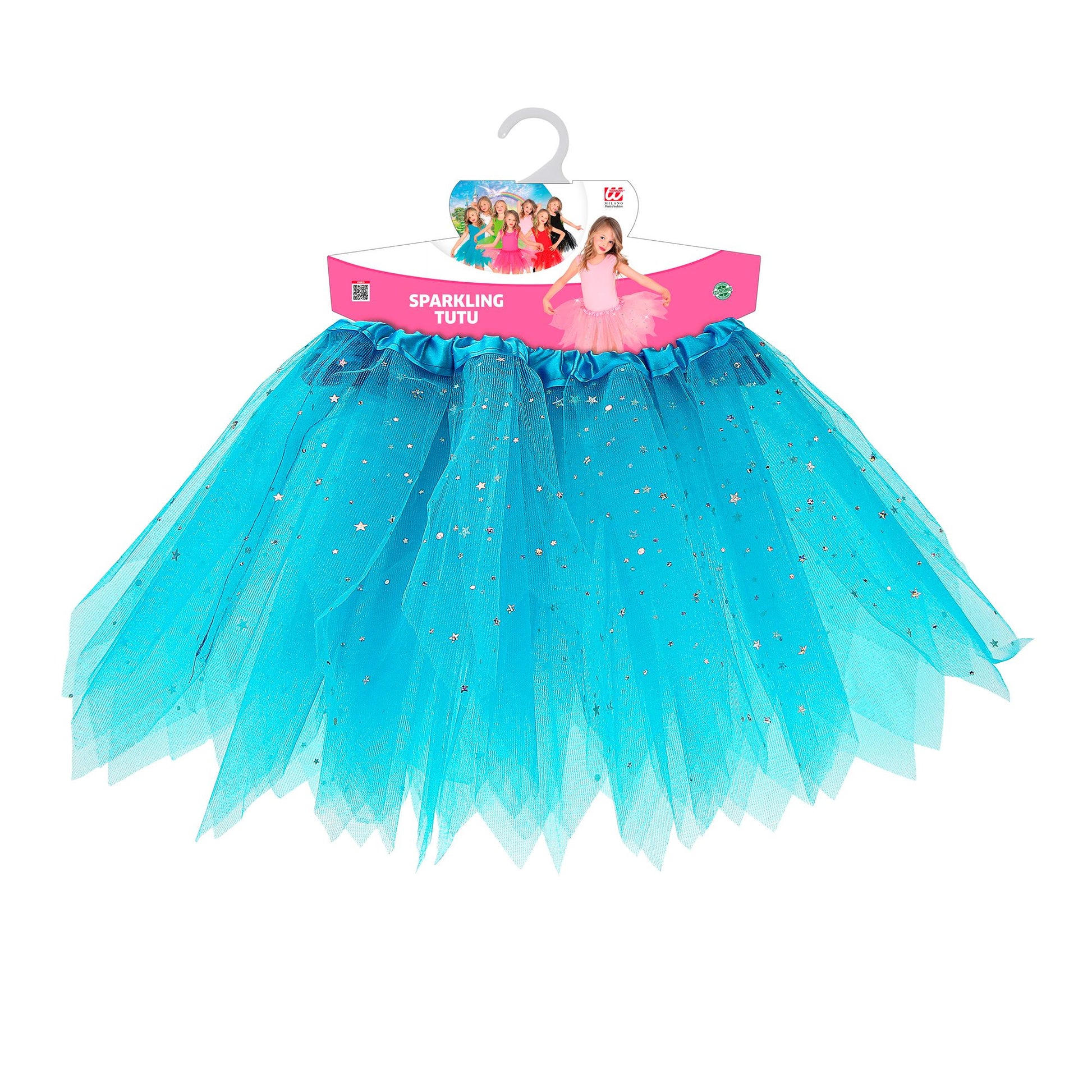 "HELLBLAUER GLITZERNDER TUTU" 30 cm – Ansicht 3