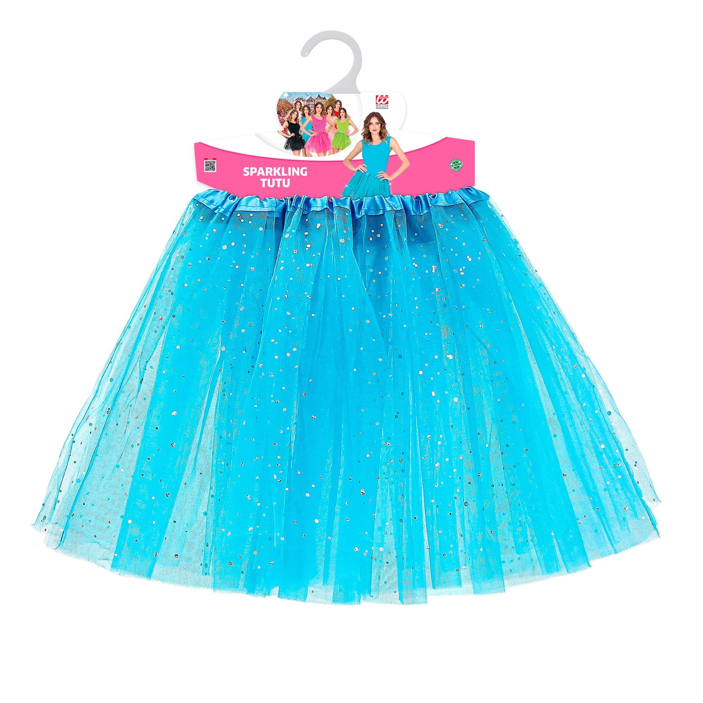 "HELLBLAUER GLITZERNDER TUTU" 40 cm – Ansicht 3