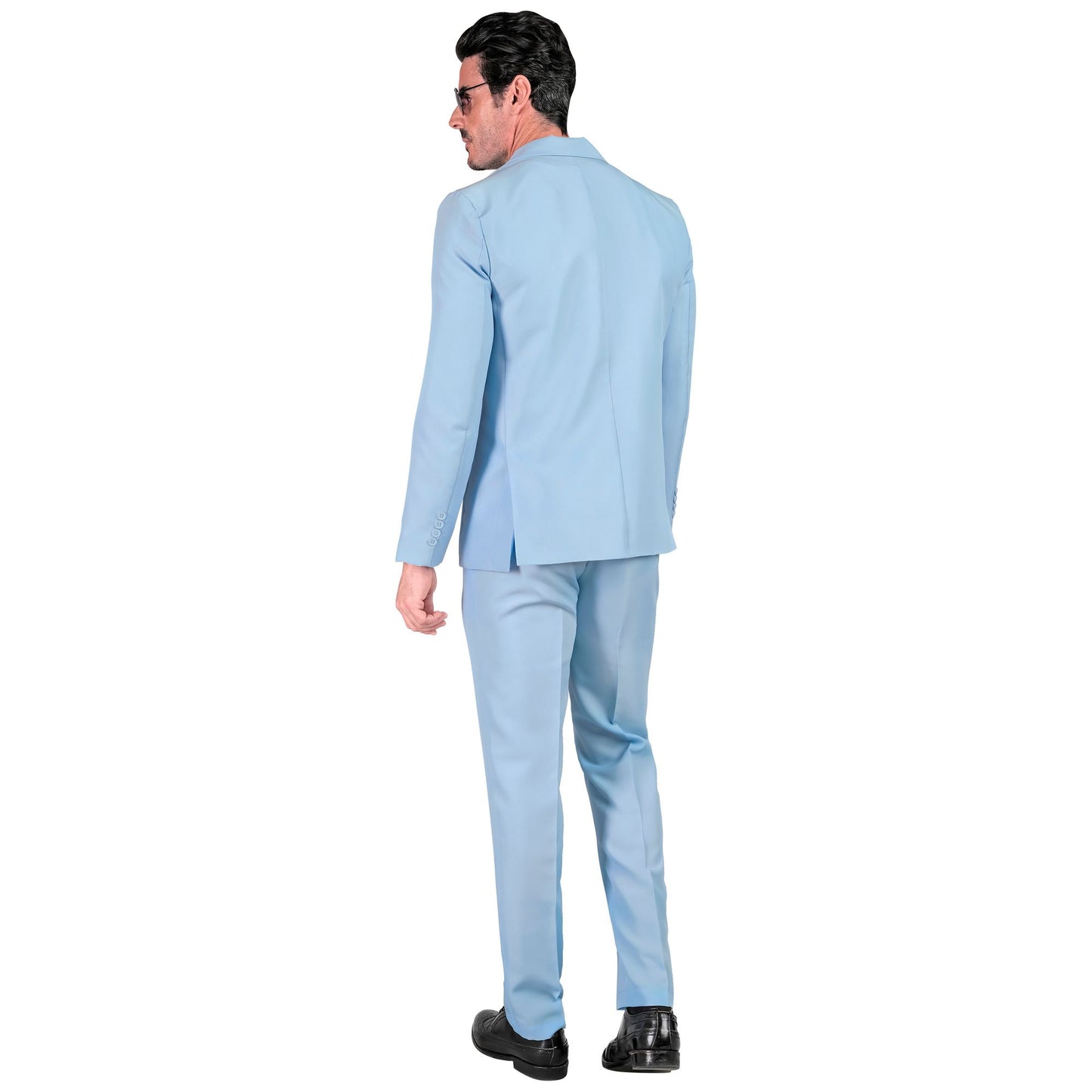 "HELLBLAUER PARTY FASHION ANZUG" (Jackett, Hose) – Ansicht 4