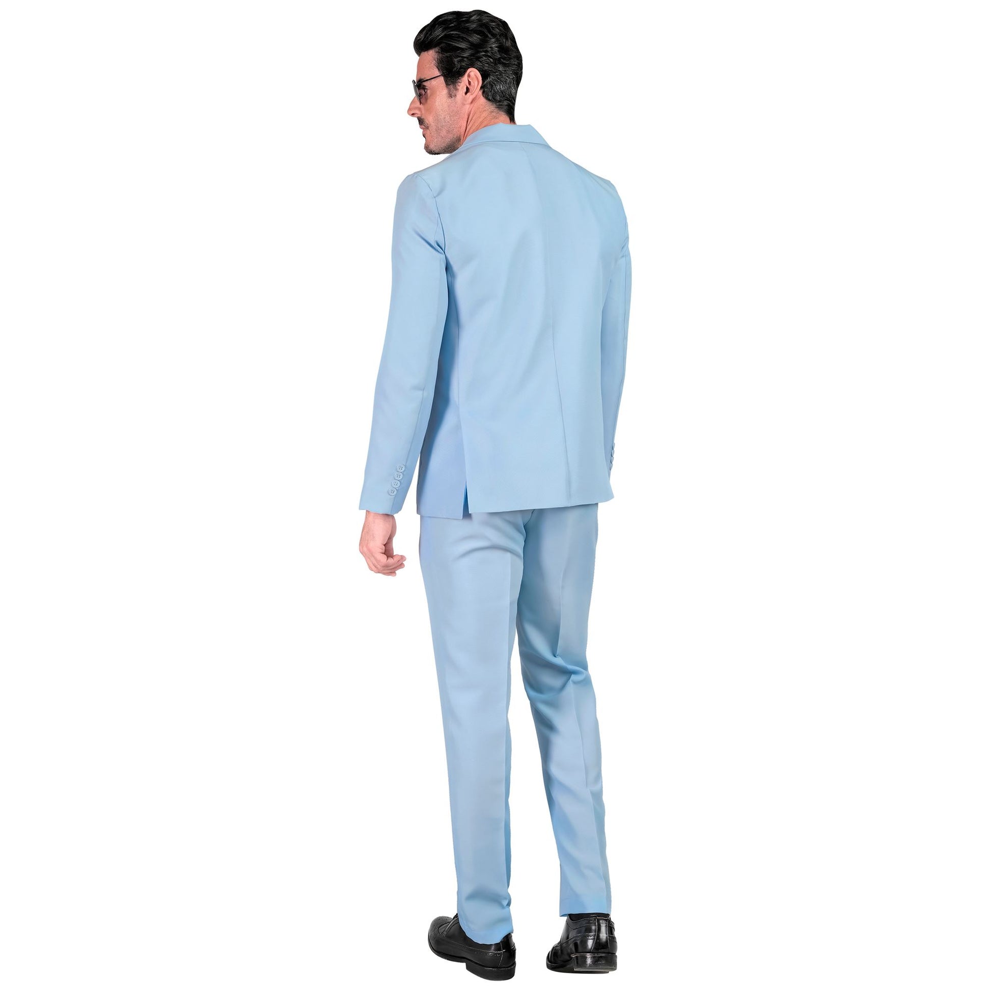 "HELLBLAUER PARTY FASHION ANZUG" (Jackett, Hose) – Ansicht 4
