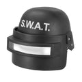 "HELM S.W.A.T. MIT VISIER" aus Hartplastik - Kindergröße – Vorderansicht
