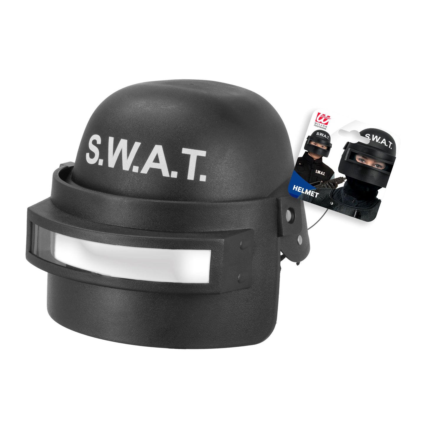 "HELM S.W.A.T. MIT VISIER" aus Hartplastik - Kindergröße – Ansicht 3