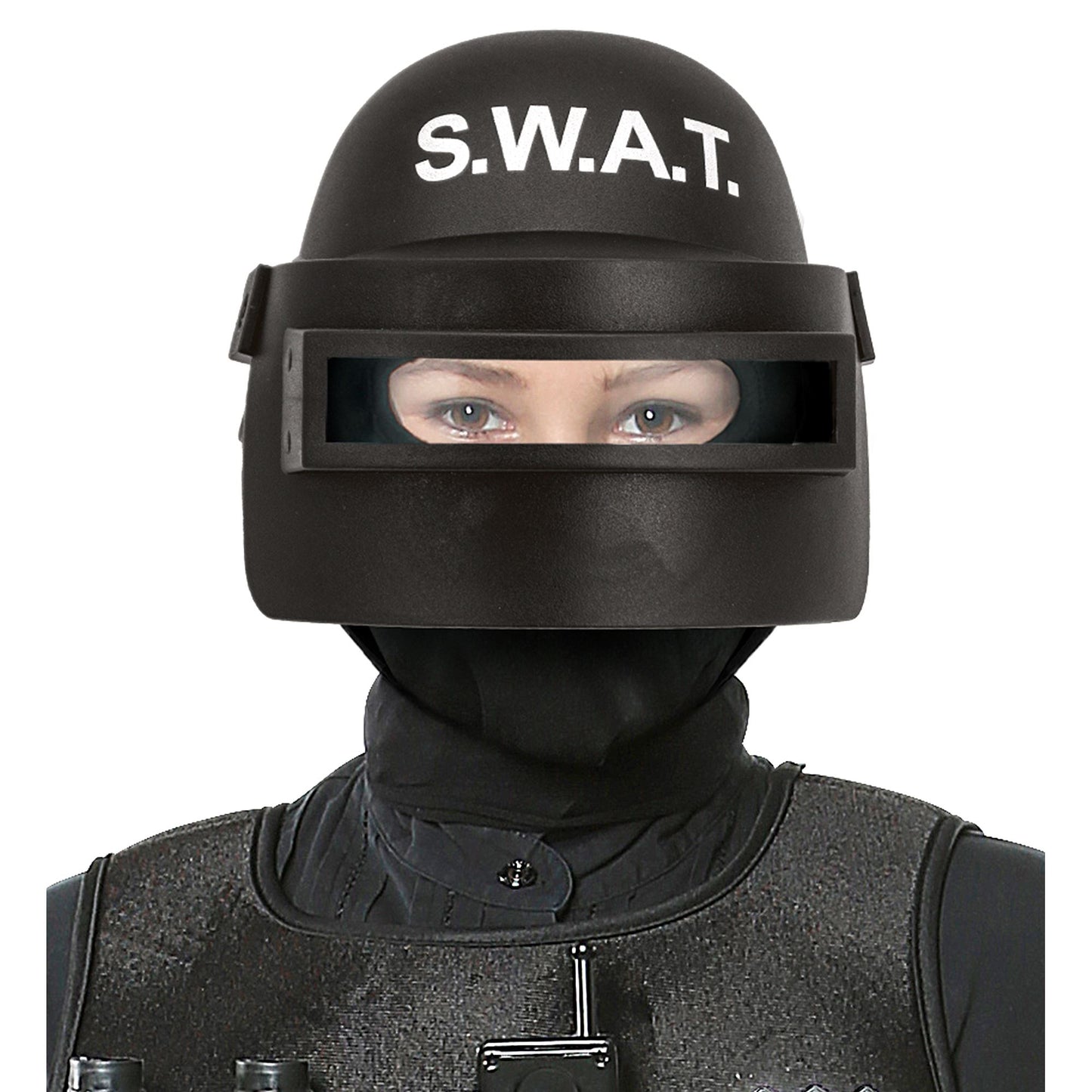 "HELM S.W.A.T. MIT VISIER" aus Hartplastik - Kindergröße – Ansicht 4