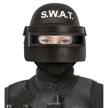 "HELM S.W.A.T. MIT VISIER" aus Hartplastik - Kindergröße – Ansicht 4