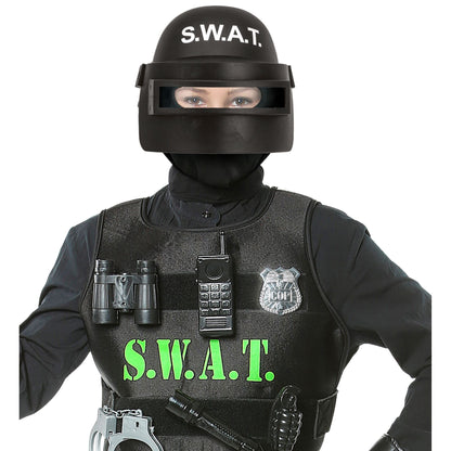 "HELM S.W.A.T. MIT VISIER" aus Hartplastik - Kindergröße – Ansicht 5