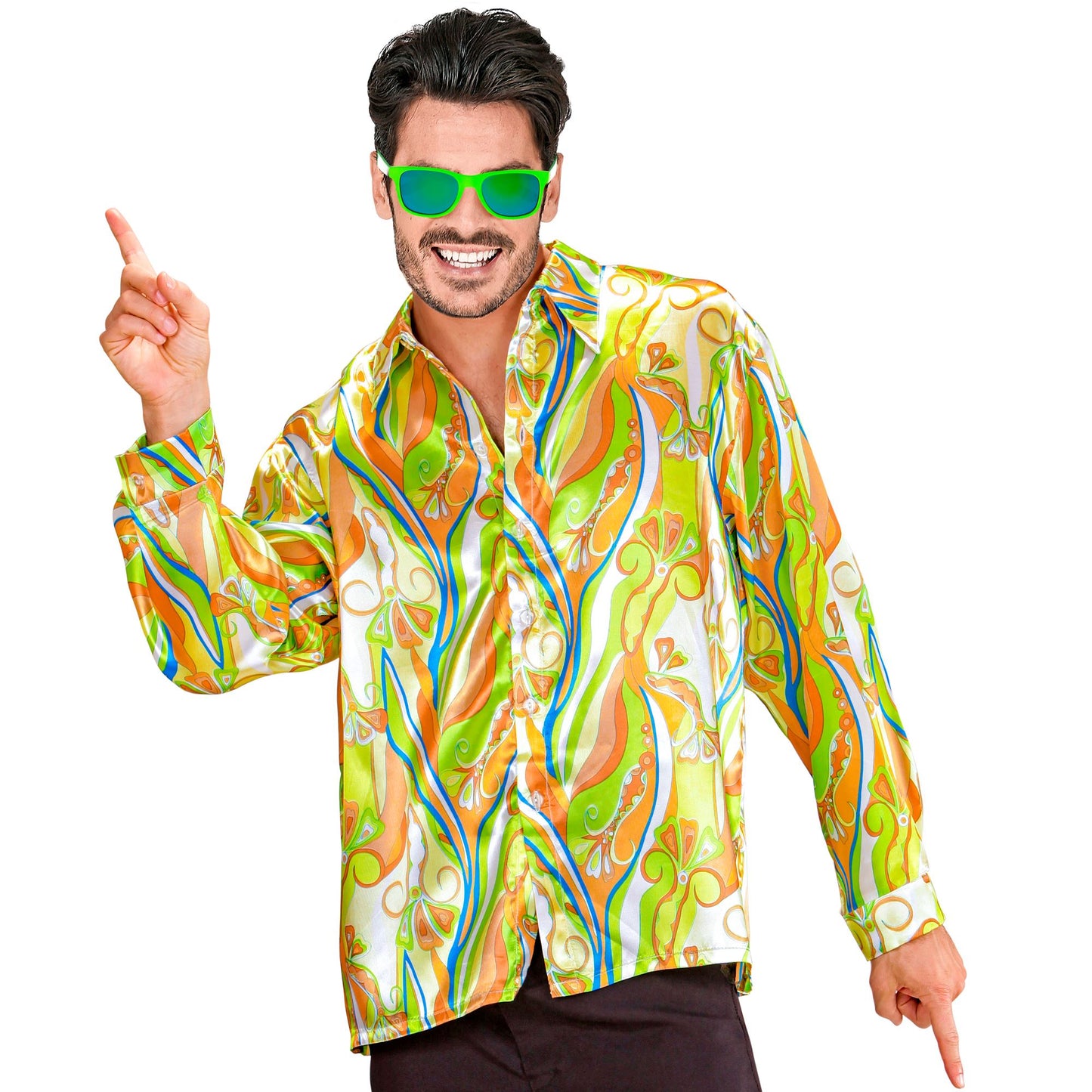 "HEMD 70s MOD CHICK" sort. in 3 Farben – Ansicht 3