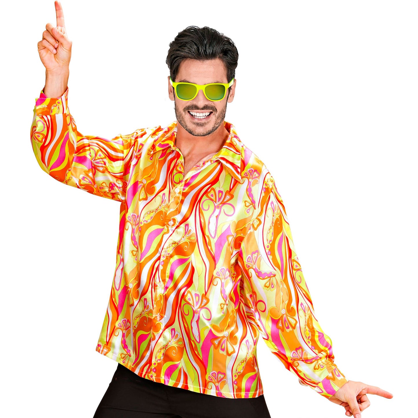 "HEMD 70s MOD CHICK" sort. in 3 Farben – Ansicht 4