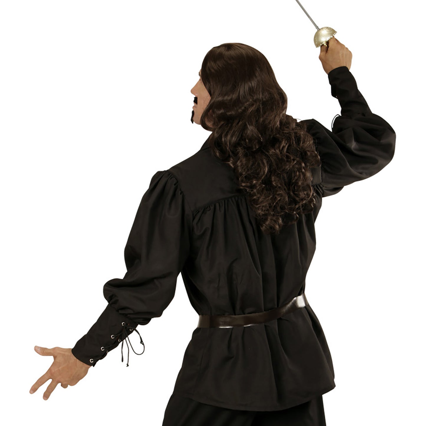 "HEMD SCHWERTKÄMPFER" für Mittelalter, Renaissance, Kolonialzeit, Musketier, Piraten – Ansicht 3