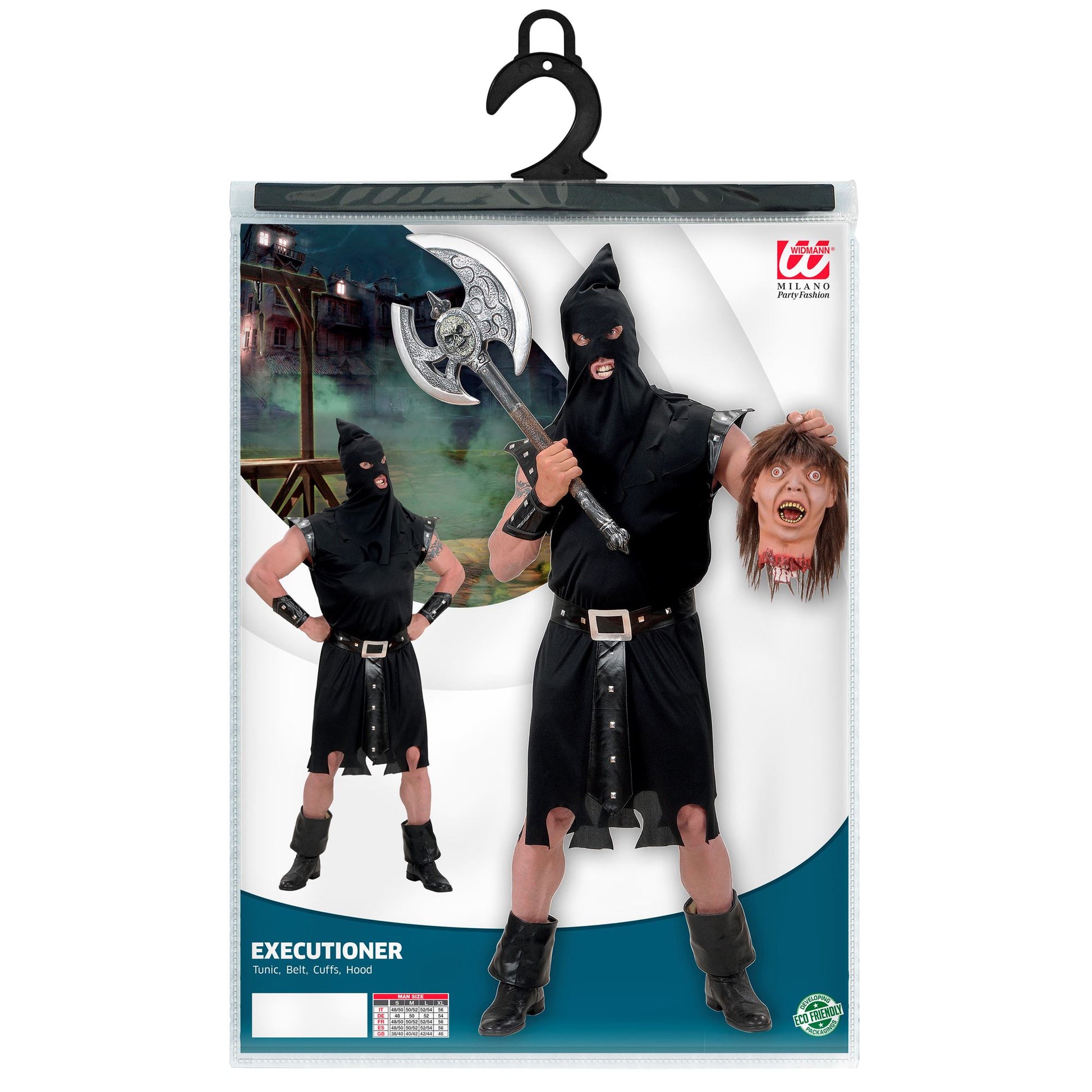"HENKER" (Tunika, Gürtel, Armbänder, Kapuze) – Ansicht 4