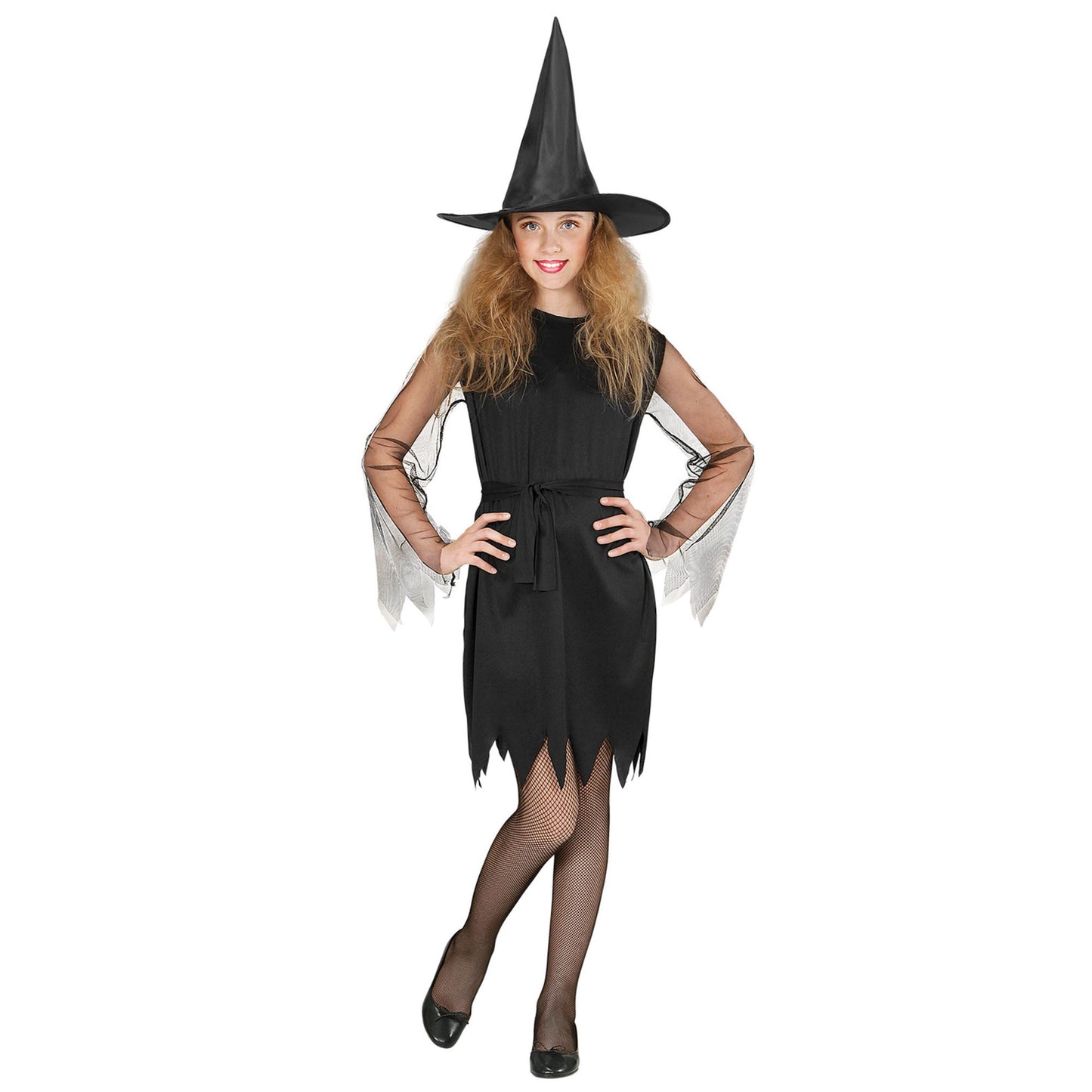 "HEXE" (Kleid, Gürtel, Hut) – Detailansicht