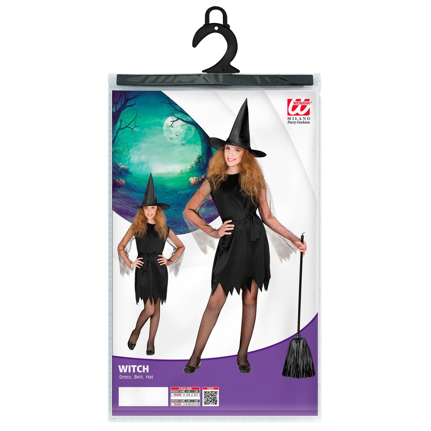 "HEXE" (Kleid, Gürtel, Hut) – Ansicht 3
