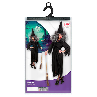 "HEXE" (Kleid, Gürtel, Hut) – Detailansicht
