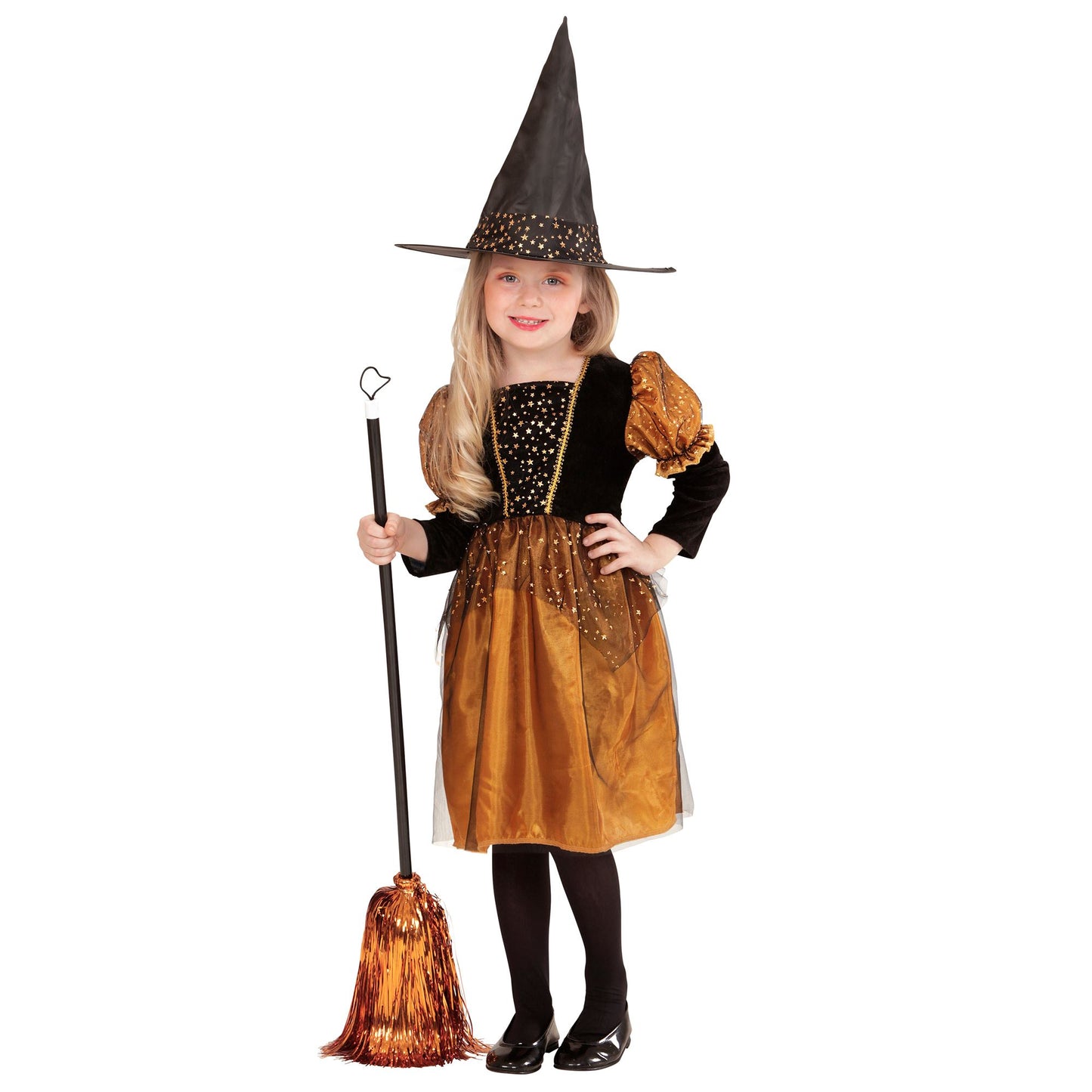 "HEXE" (Kleid, Hut) – Vorderansicht