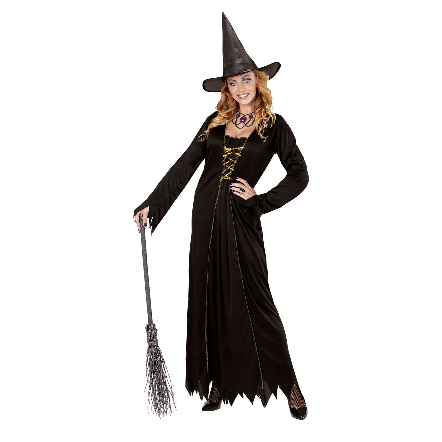 "HEXE" (Kleid, Hut) – Detailansicht