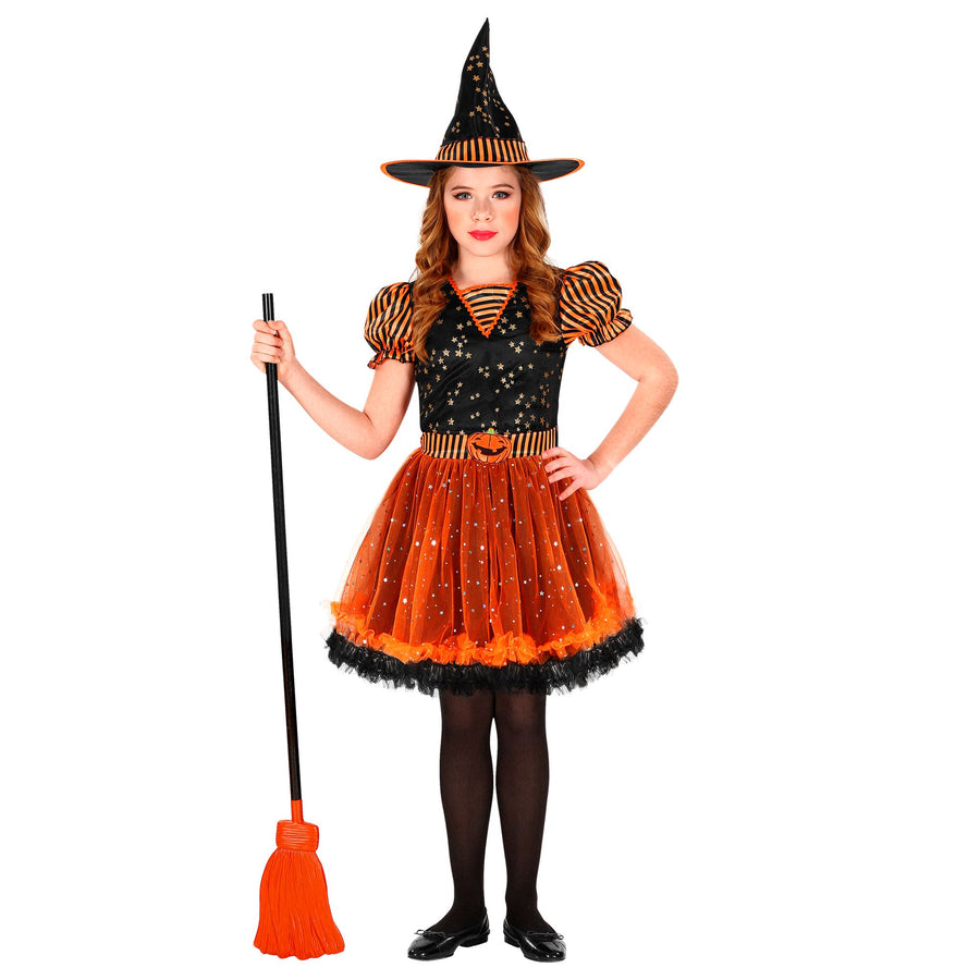 "HEXE" (Kleid, Hut) – Vorderansicht