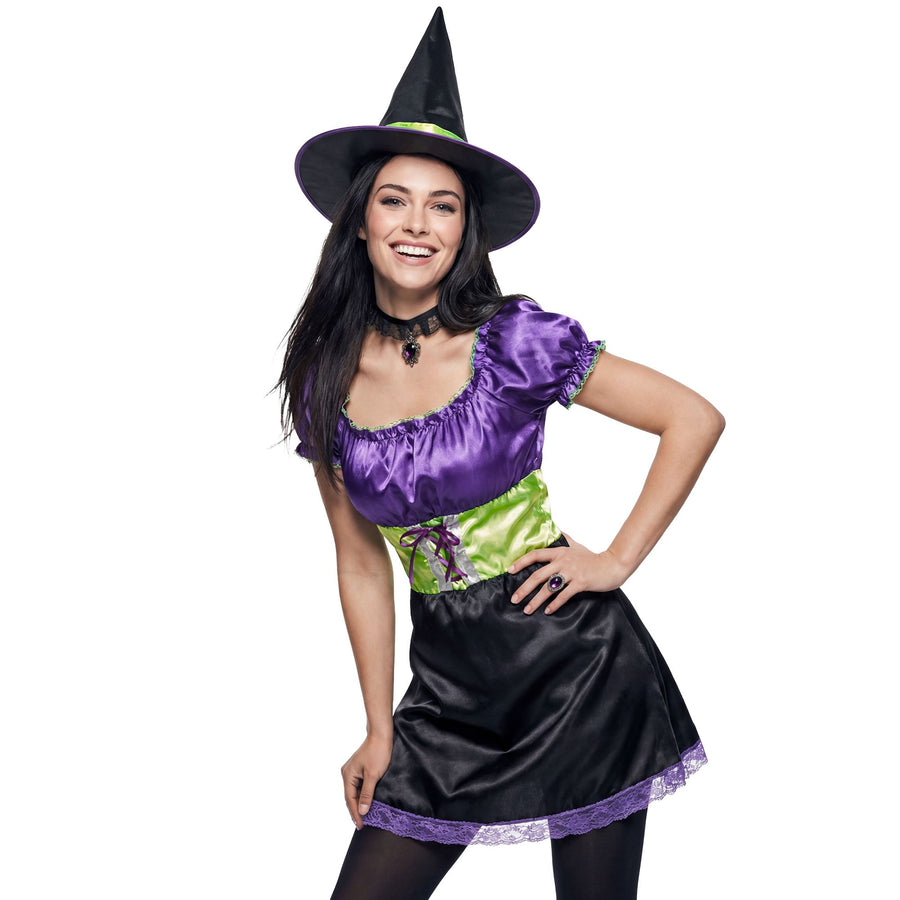 "HEXE" (Kleid, Hut) – Vorderansicht