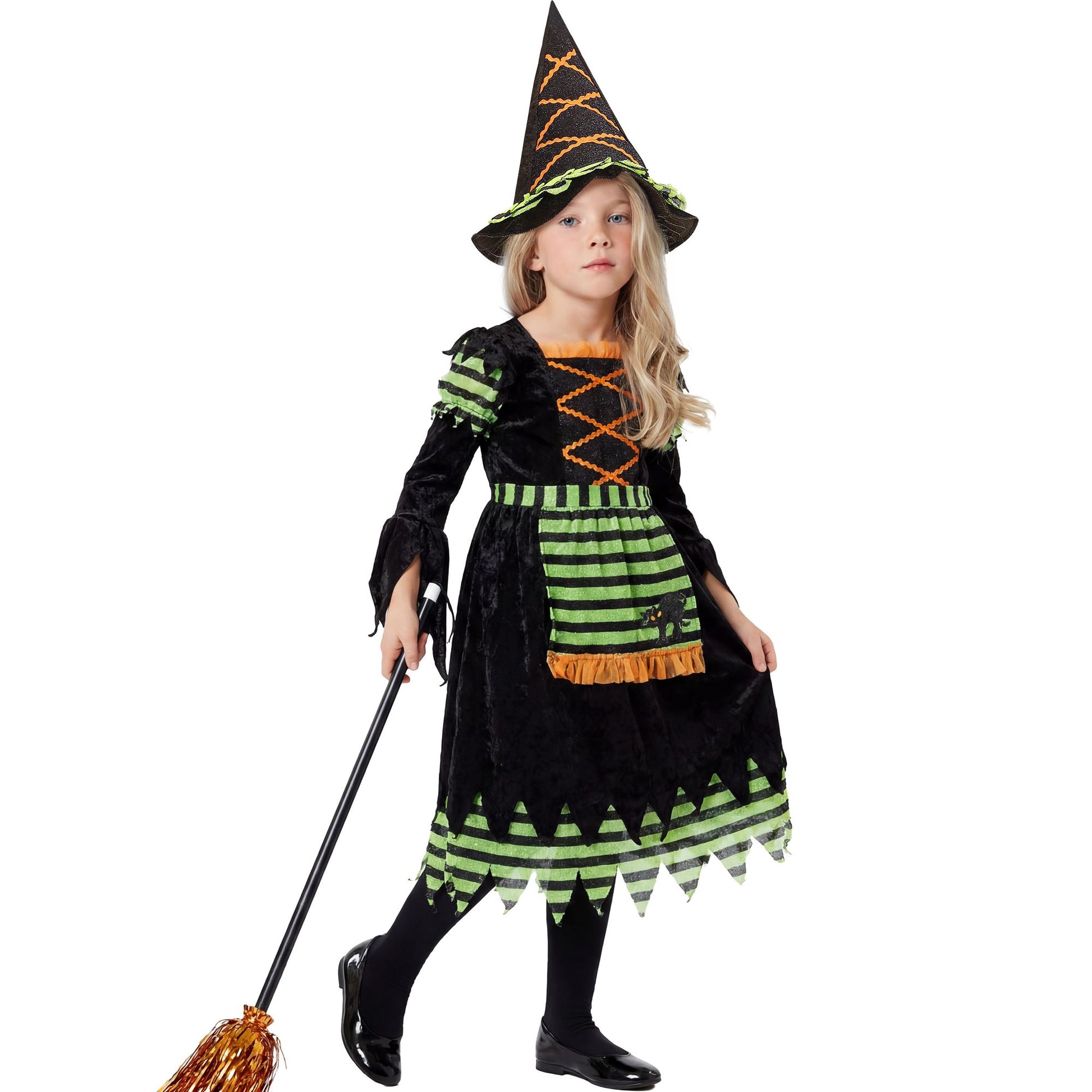 "HEXE" (Kleid, Hut) – Detailansicht