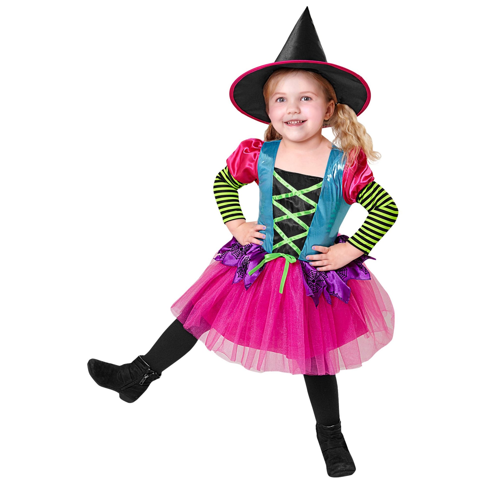 "HEXE" (Kleid, Hut) – Vorderansicht