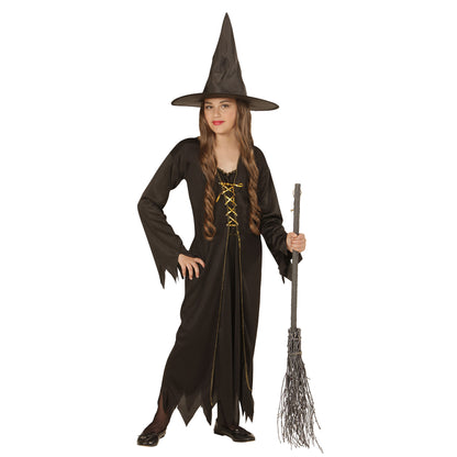 "HEXE" (Kleid, Hut) – Vorderansicht