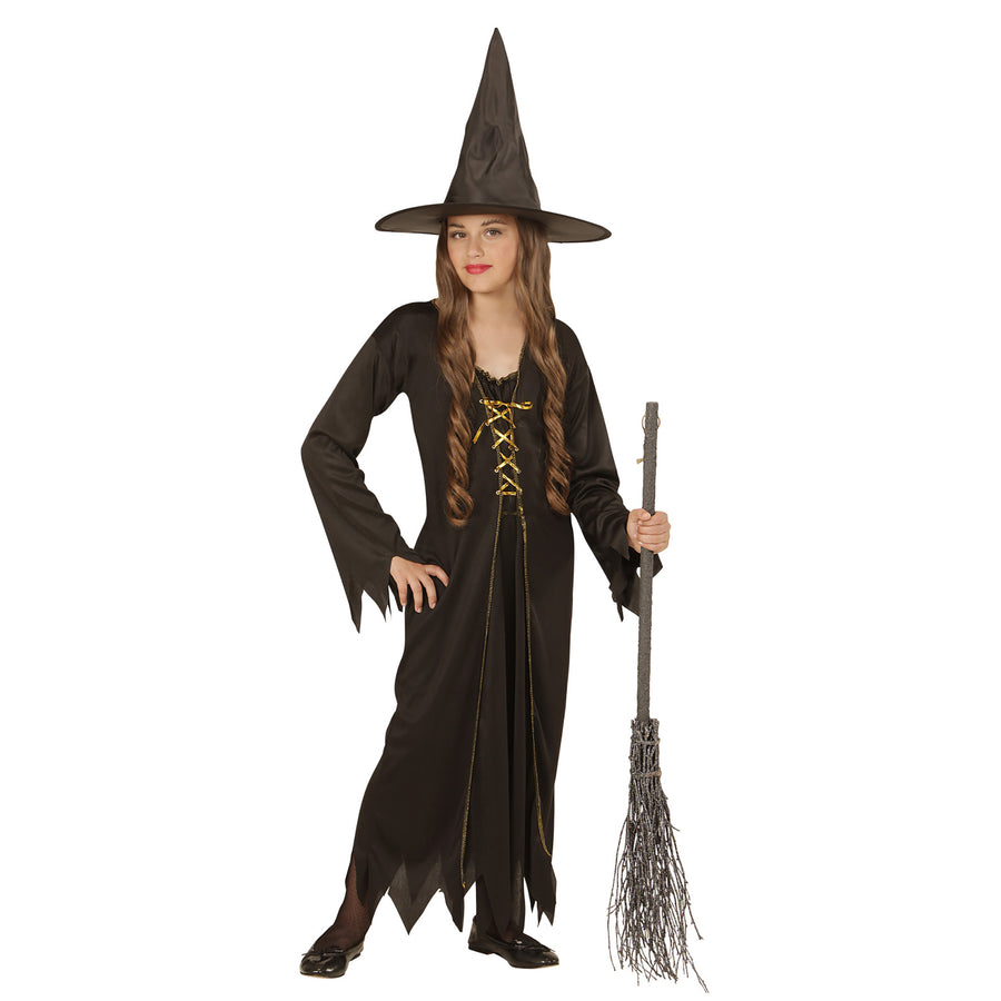 "HEXE" (Kleid, Hut) – Vorderansicht