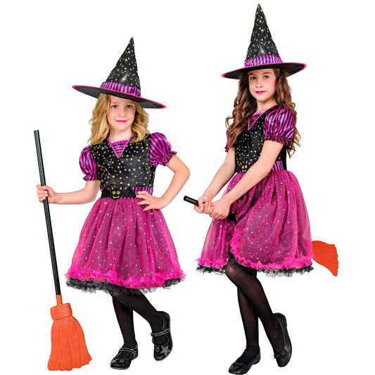 "HEXE" (Kleid, Hut) – Vorderansicht