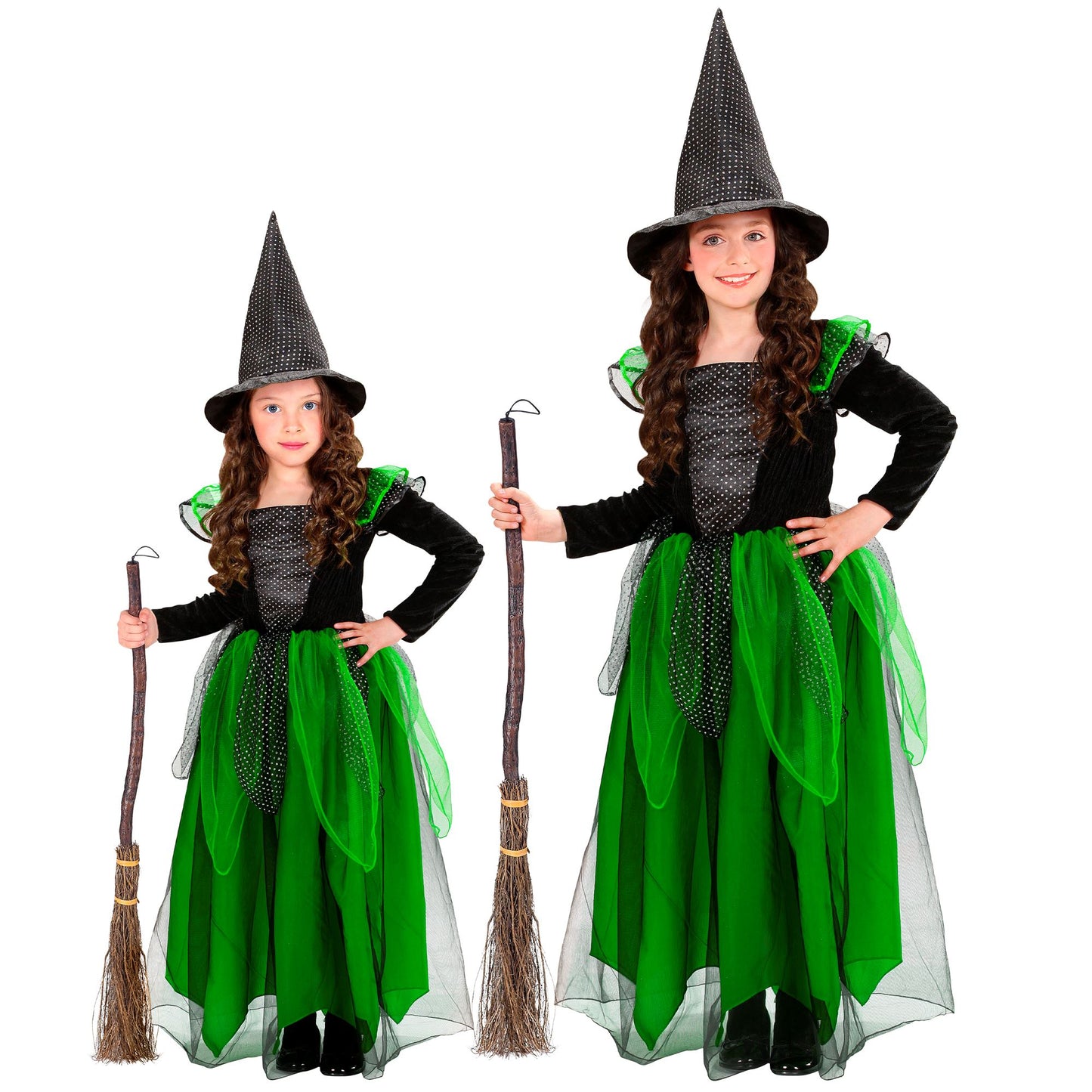 "HEXE" (Kleid, Hut) – Vorderansicht